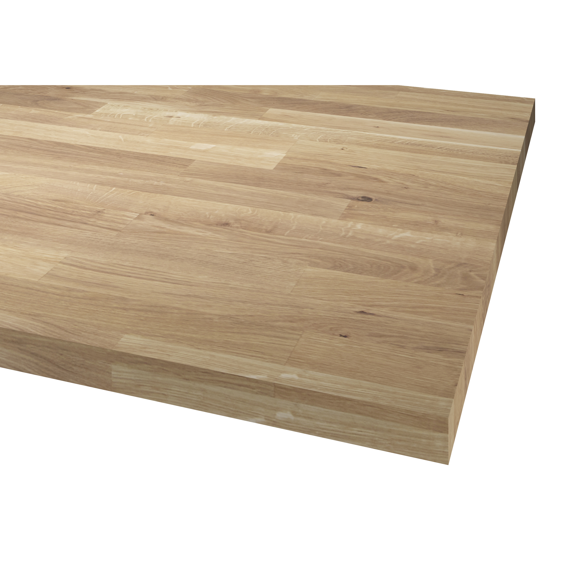 Benkeplate Fibo Heltre Eik A/B Ubehandlet