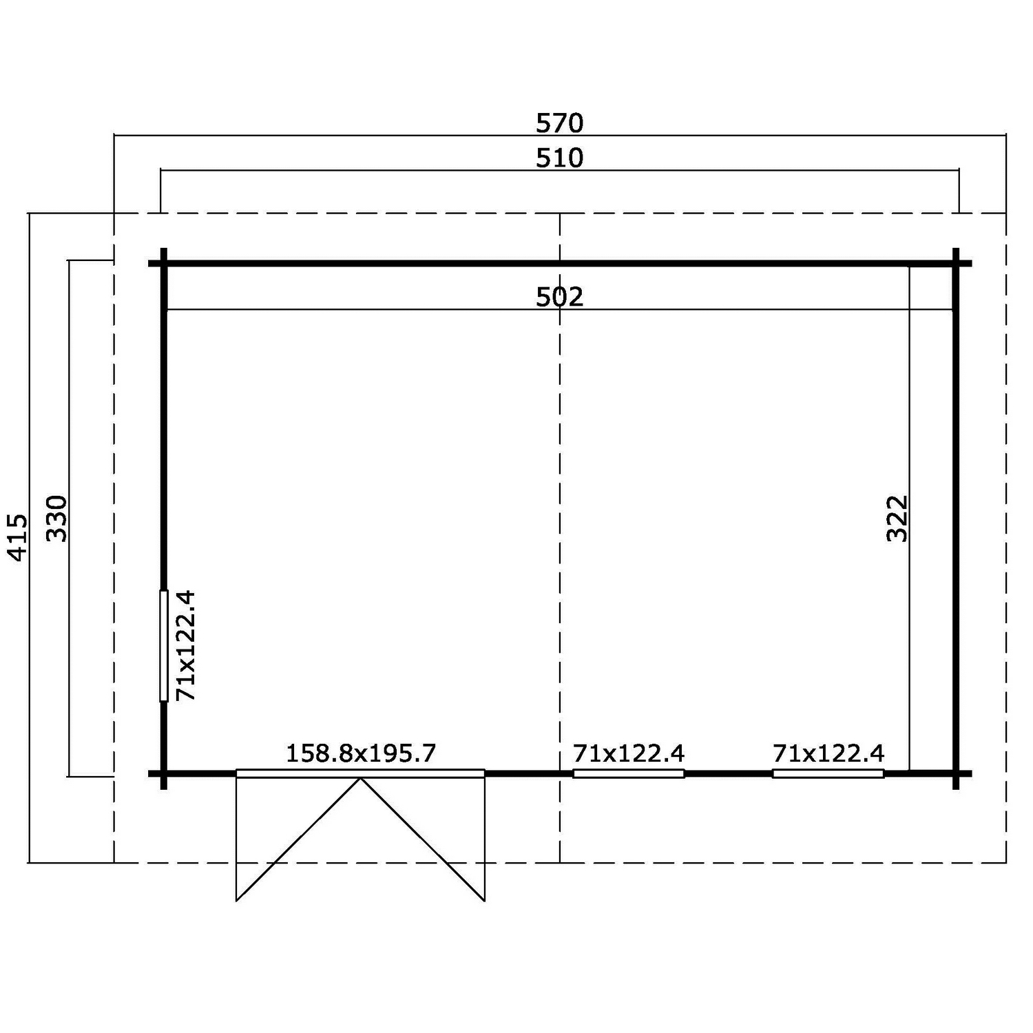 Anneks Krifon Fredheim 16,8m²