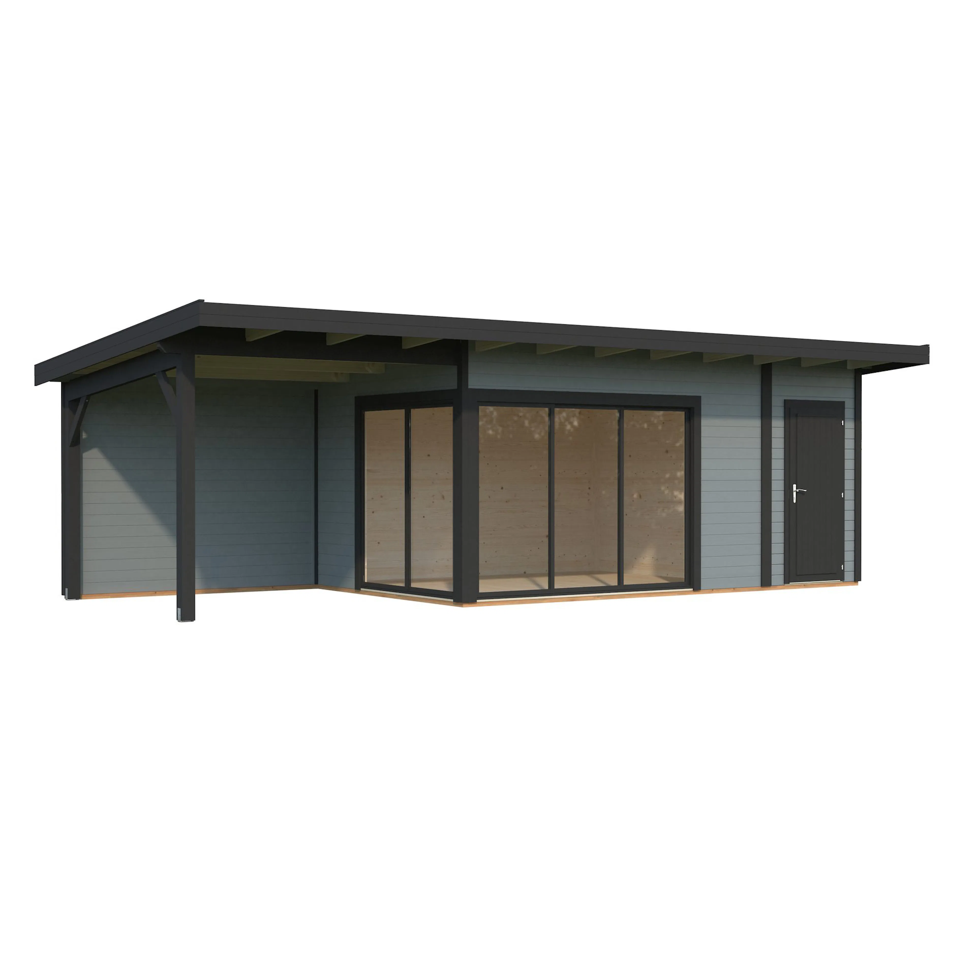 Hagestue Palmako Andrea 24,2 m² Slide Plus (inv. 15,2+7,9 m²)