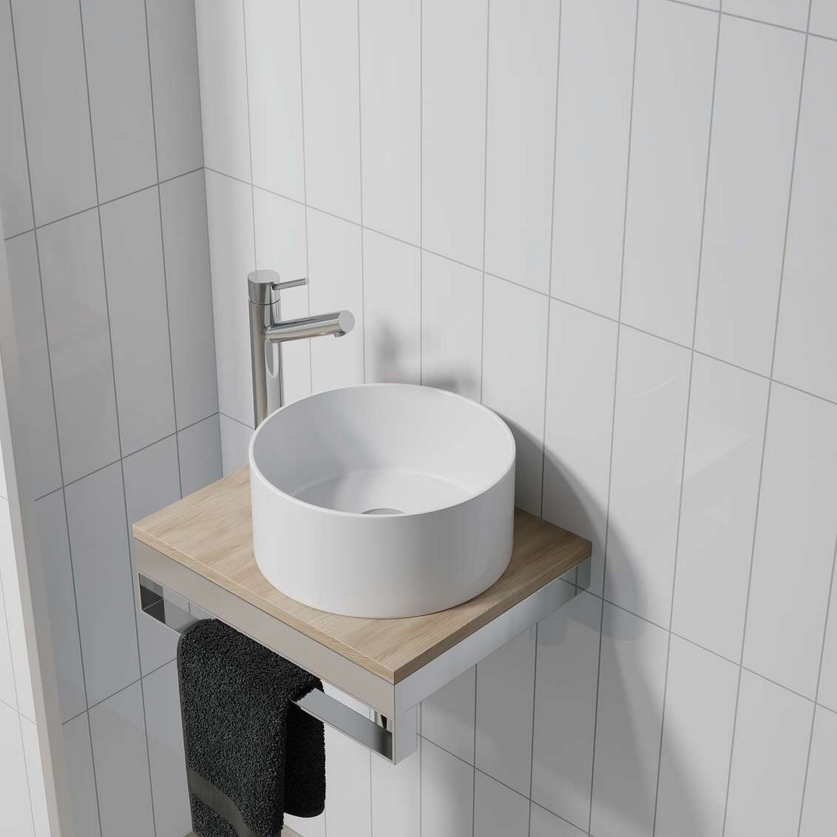 Baderomspanel Fibo 3091-M0830 Denver White