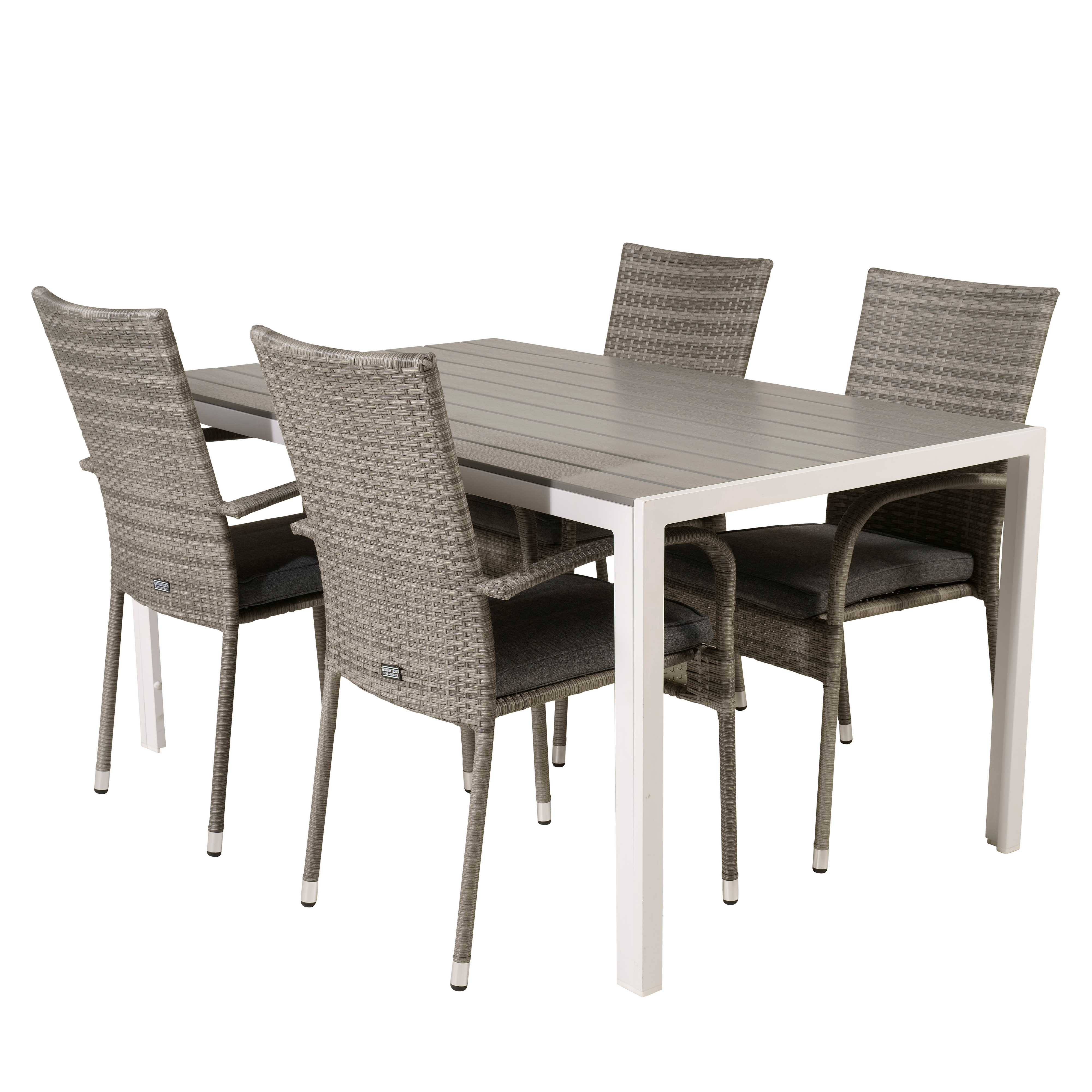 Spisegruppe Venture Home Bront 150 med 4 Asta Stoler