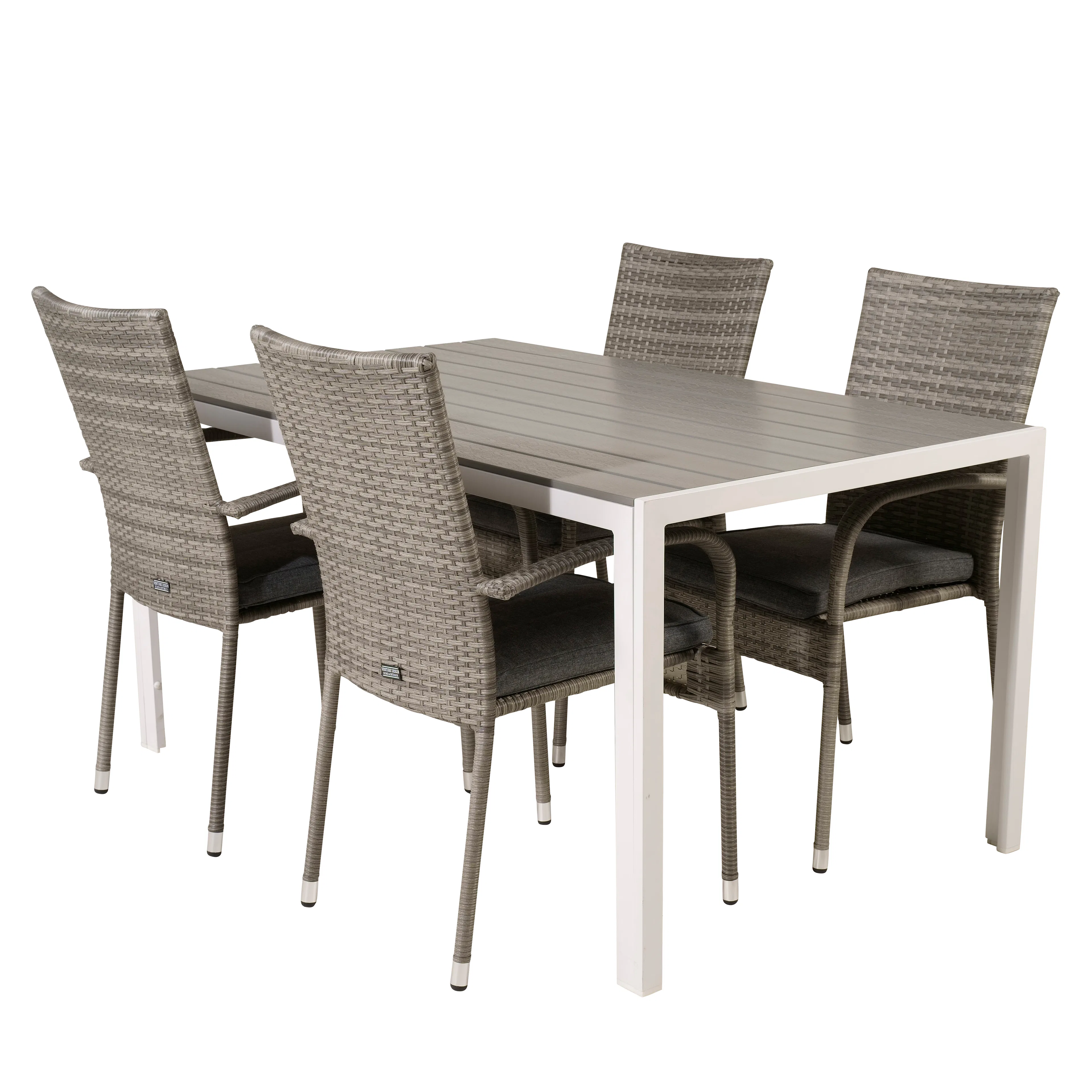 Spisegruppe Venture Home Bront 150 med 4 Asta Stoler