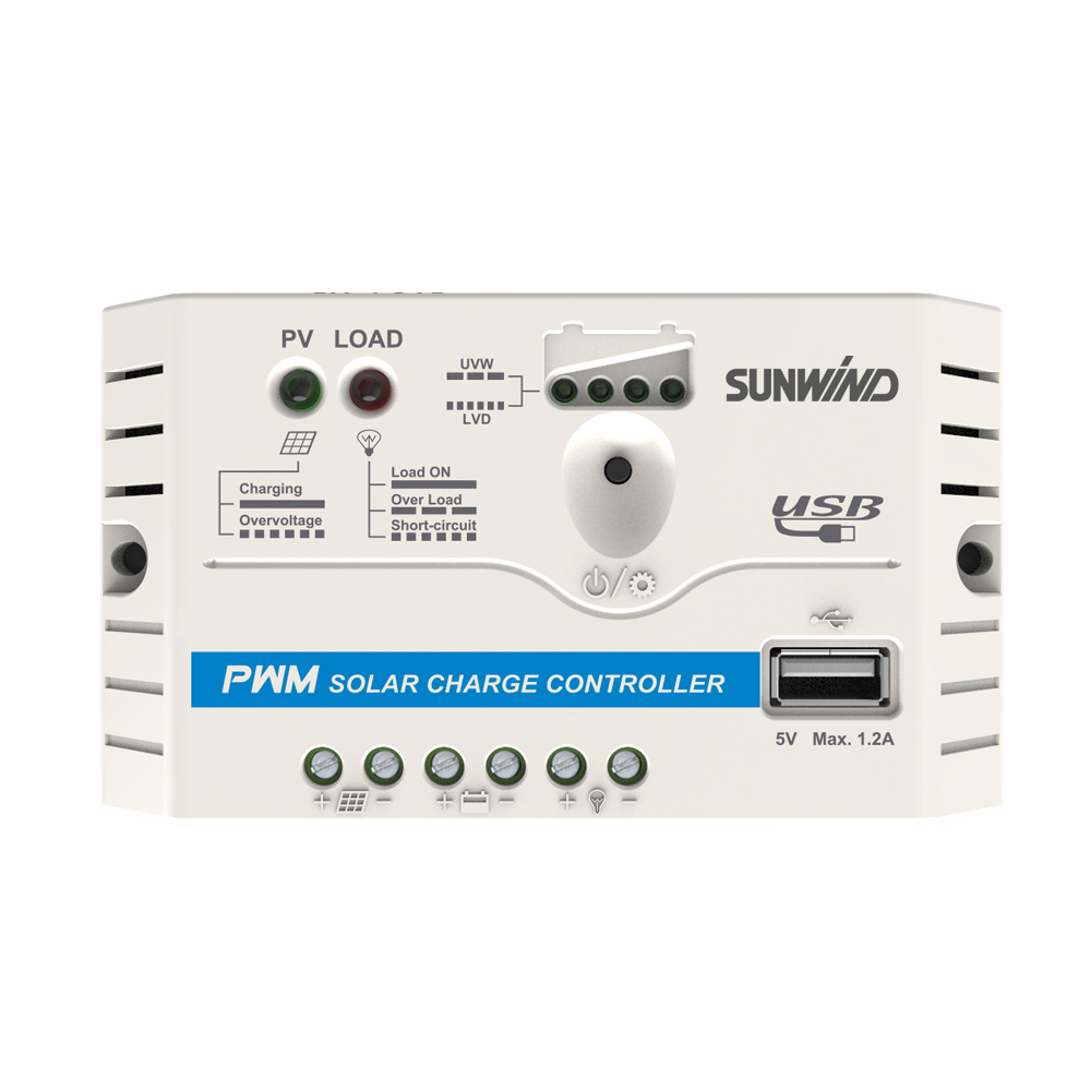 Solcelleregulator Sunwind Basic 10A 12V