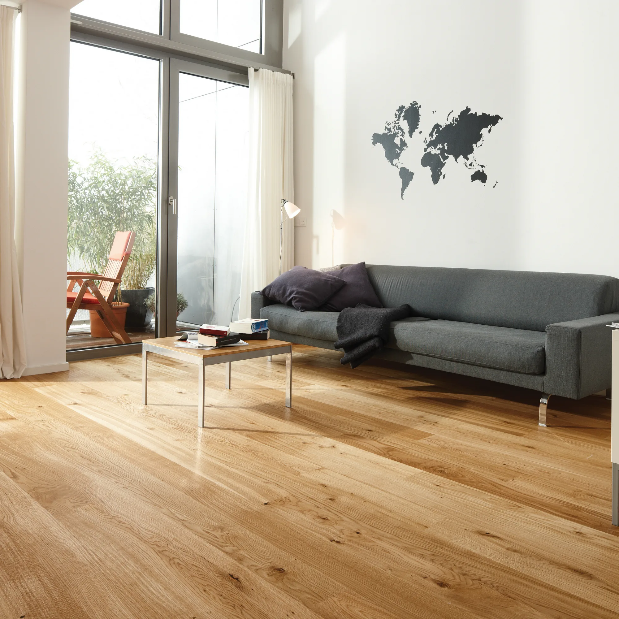 PARKETT EIK VIVO FAS PL MATT 2200x138x14 - Mattlakkert