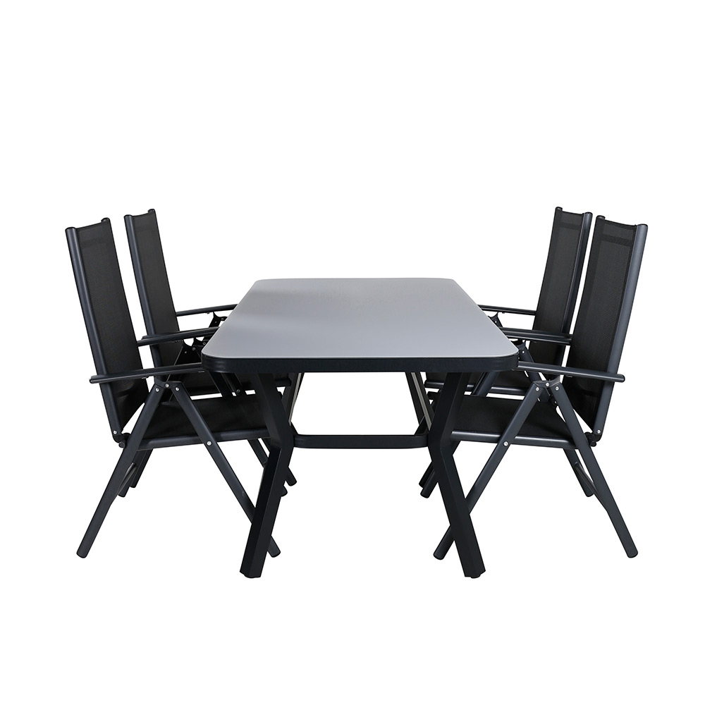 Spisegruppe Venture Home Vyn med 4 Chair Spisestoler