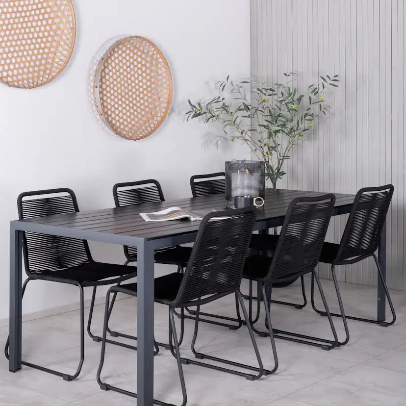 Spisegruppe Venture Home Break med 6 Lindos Stoler
