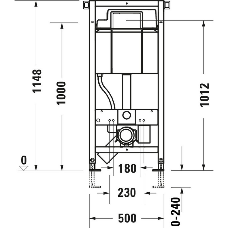 Spyleknapp Duravit Durasystem