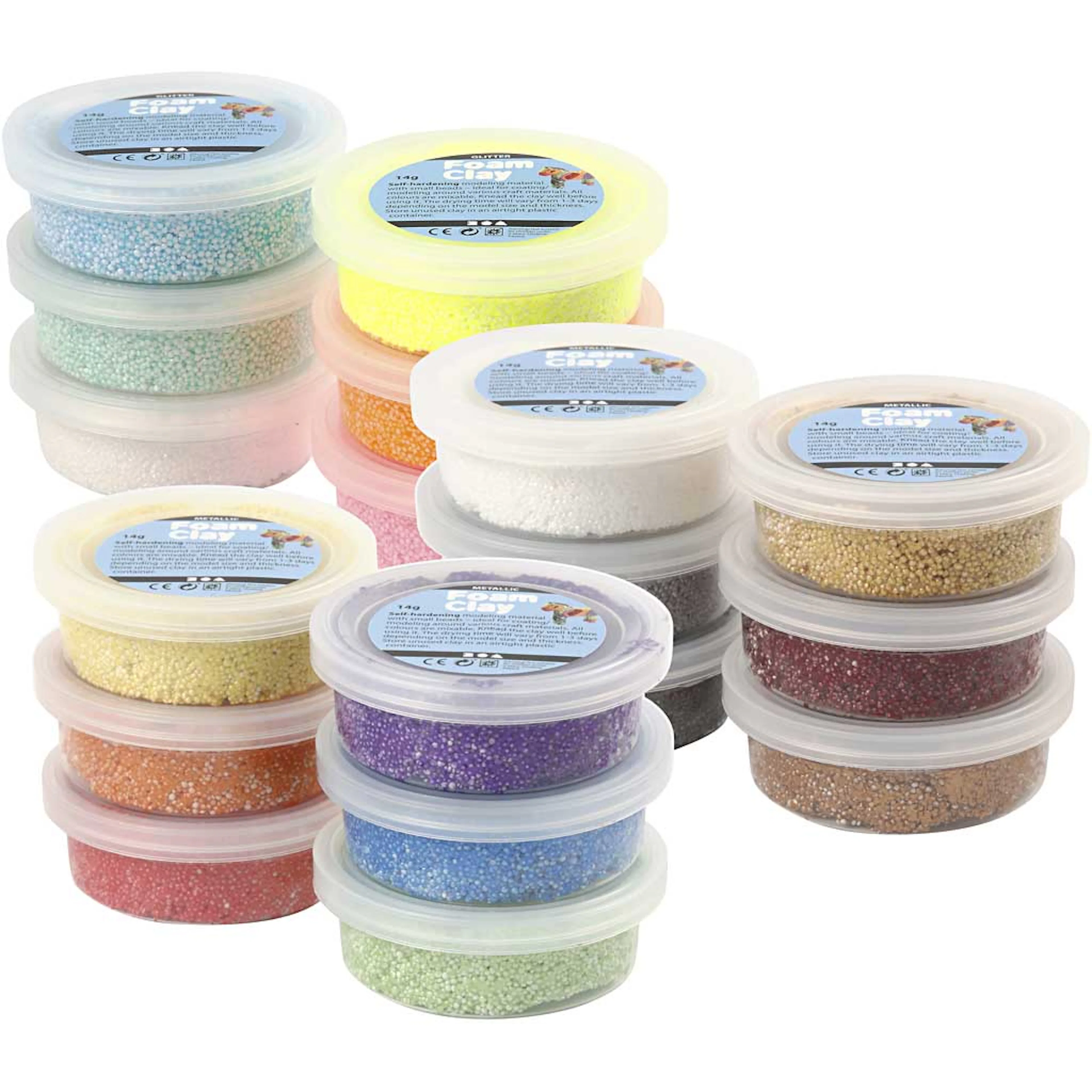 Foam Clay Creativ Company Ass Farger 3x30 Pk/1 Pk