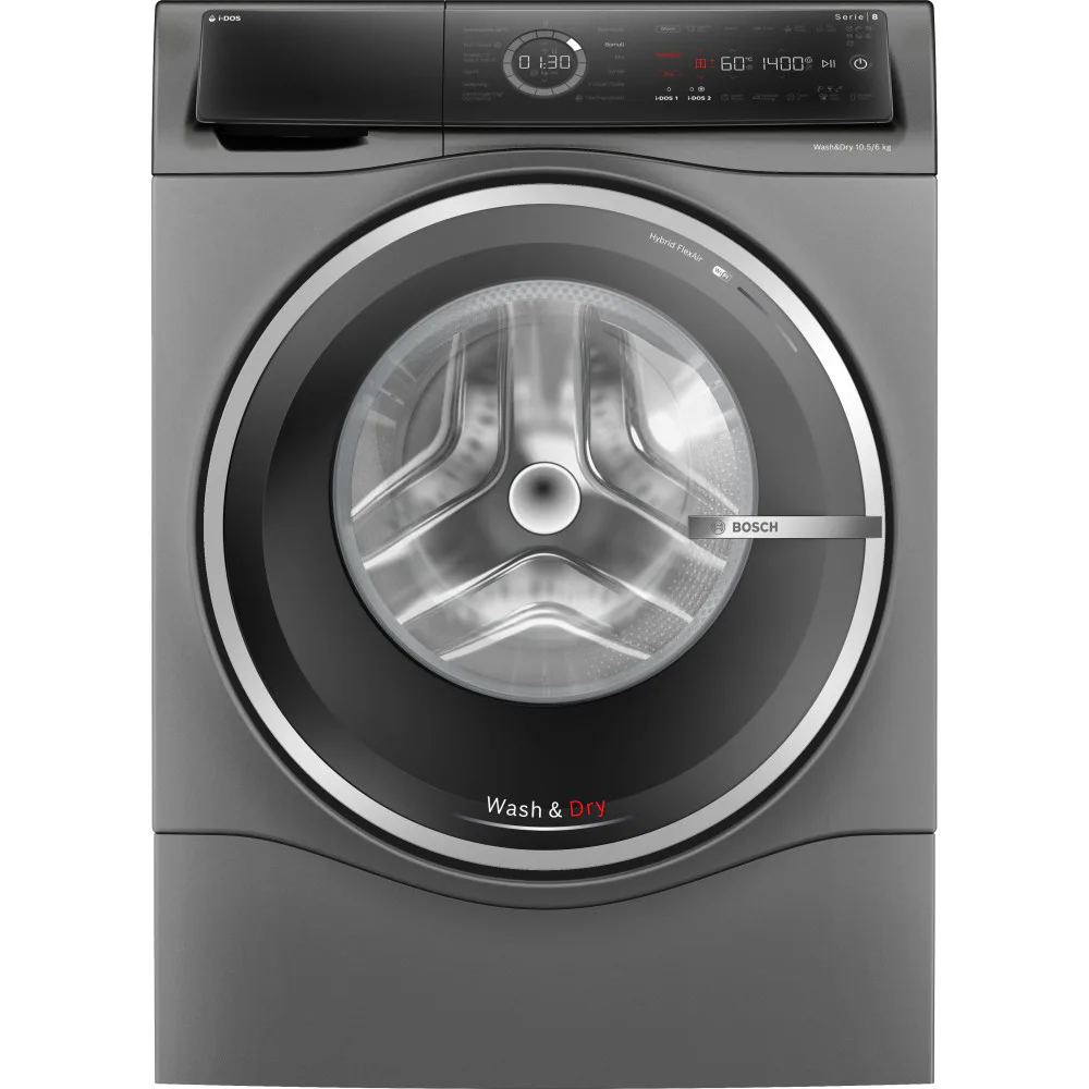 Vaskemaskin/Tørketrommel Bosch WNC254A Serie 8 10.5/6 kg, 1400 v/min