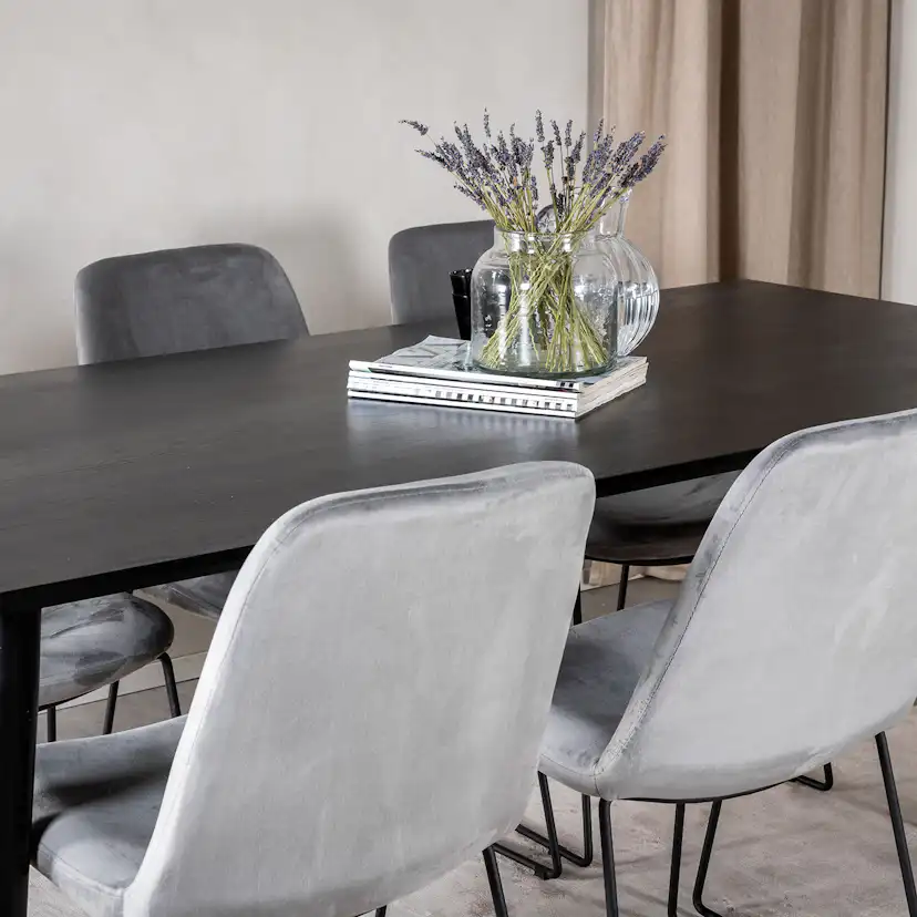 Spisegruppe Venture Home Dipp med 6 Muce Stoler