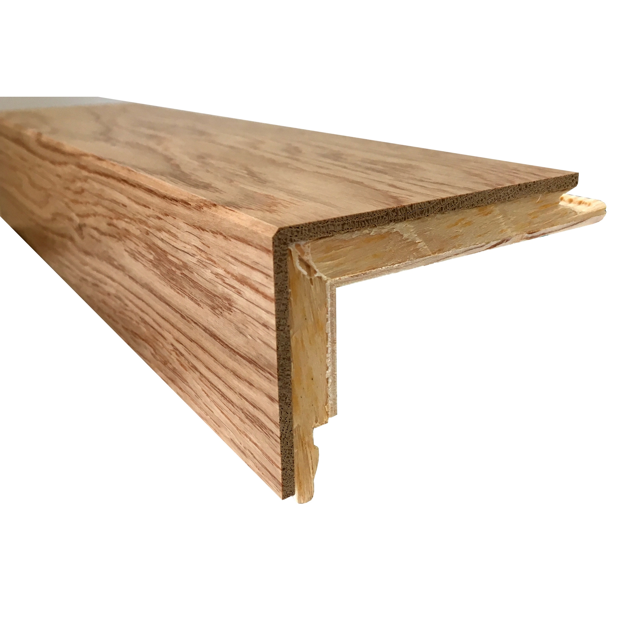 Trappenese Boen Eik for Åpen Trapp Børstet 56x69x2200