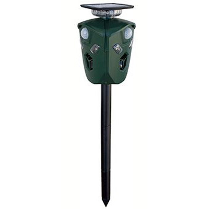 Ultralydsskremmer Ryom PIR360 Mus- og rotteskremmer med Alarm for Hage