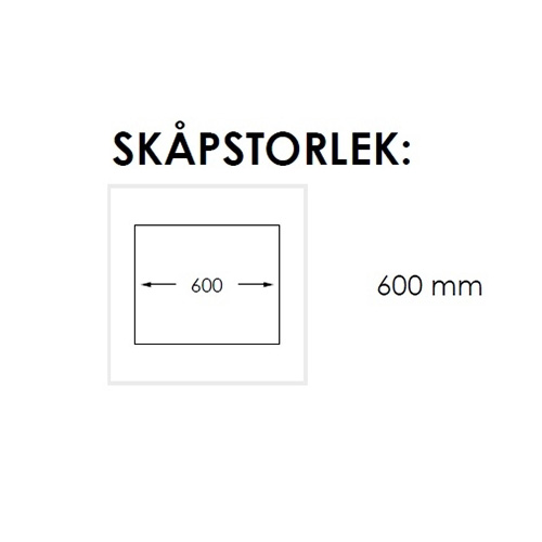 Kjøkkenvask Nordic Tech Edge 54 K X