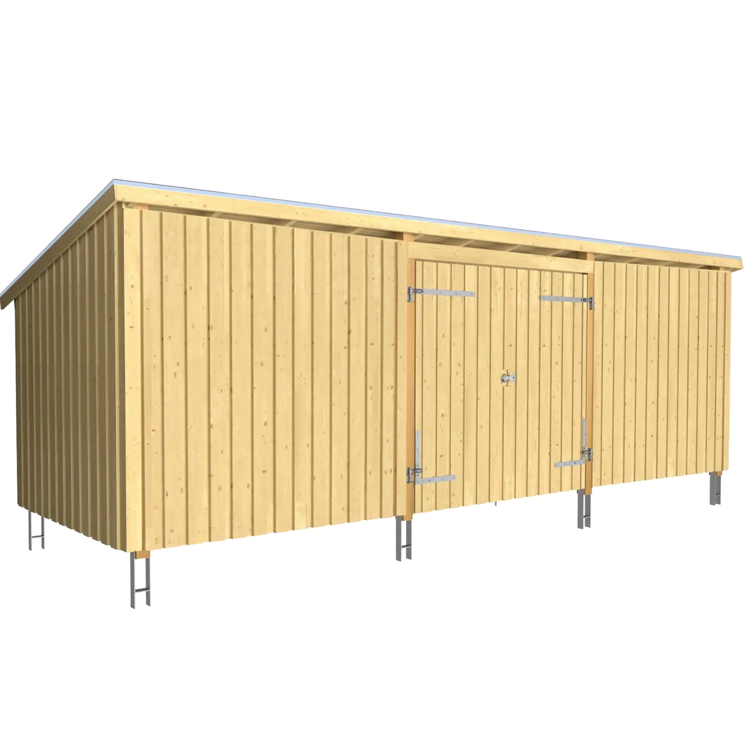 Utebod PLUS Nordic Multi Hagehus 3 Moduler 14 m2