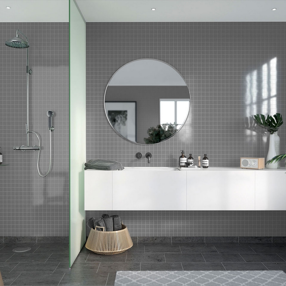 Baderomspanel Fibo 4115 M0303 Medium Grey