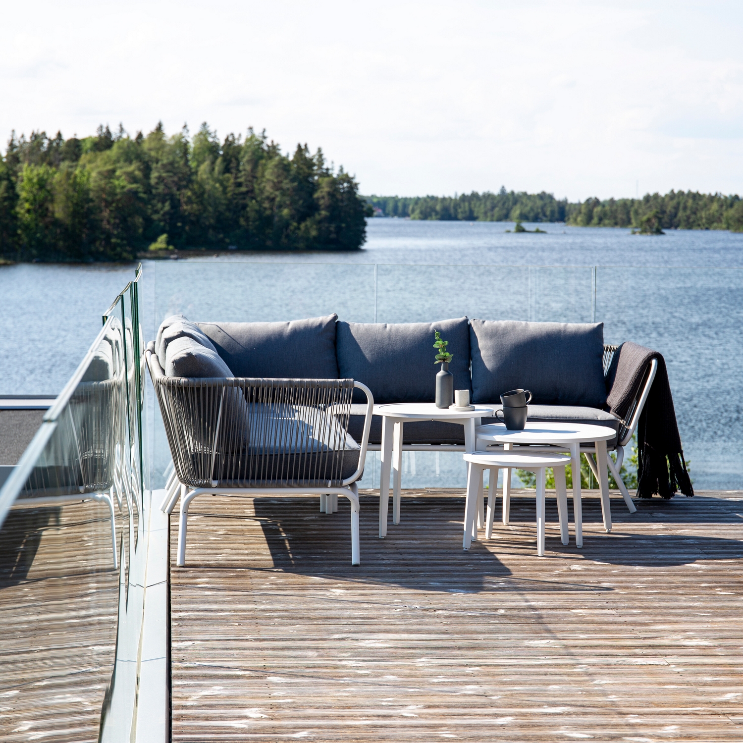 Hjørnesofa Venture Home Roxo Utendørs Utendørs
