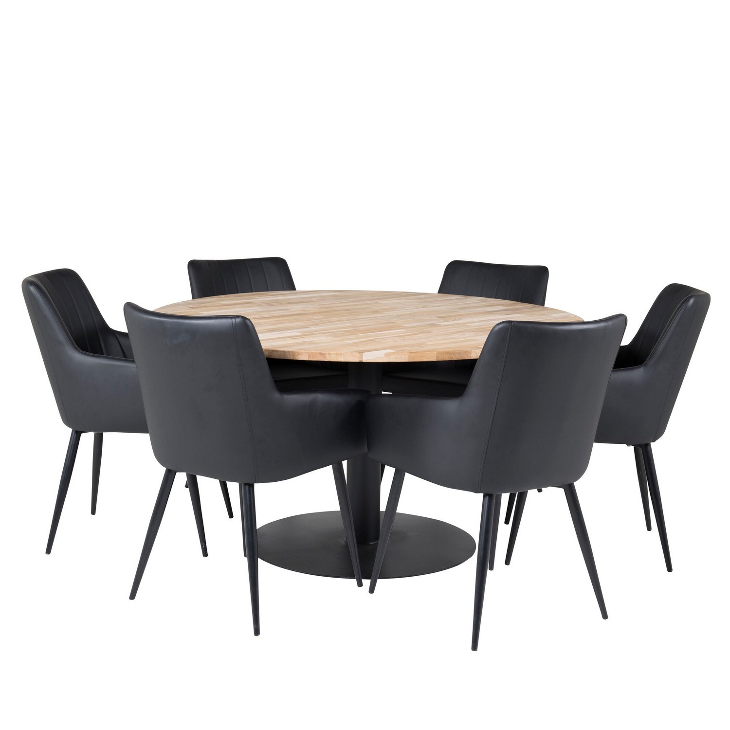 Spisegruppe Venture Home Cirebon med 6stk Comfort Stoler