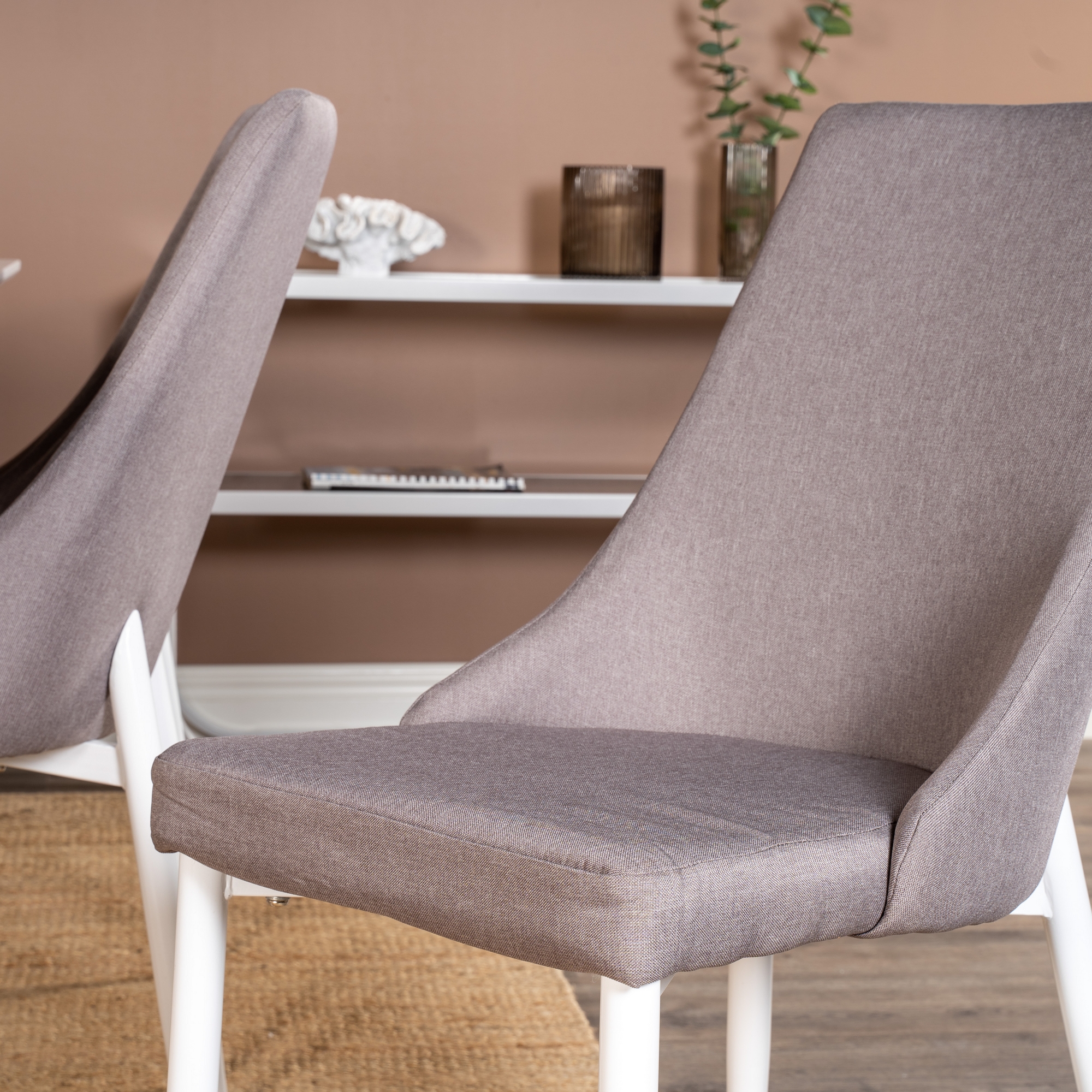 Spisegruppe Venture Home Pobbie med 6 Laura Stoler Polyester