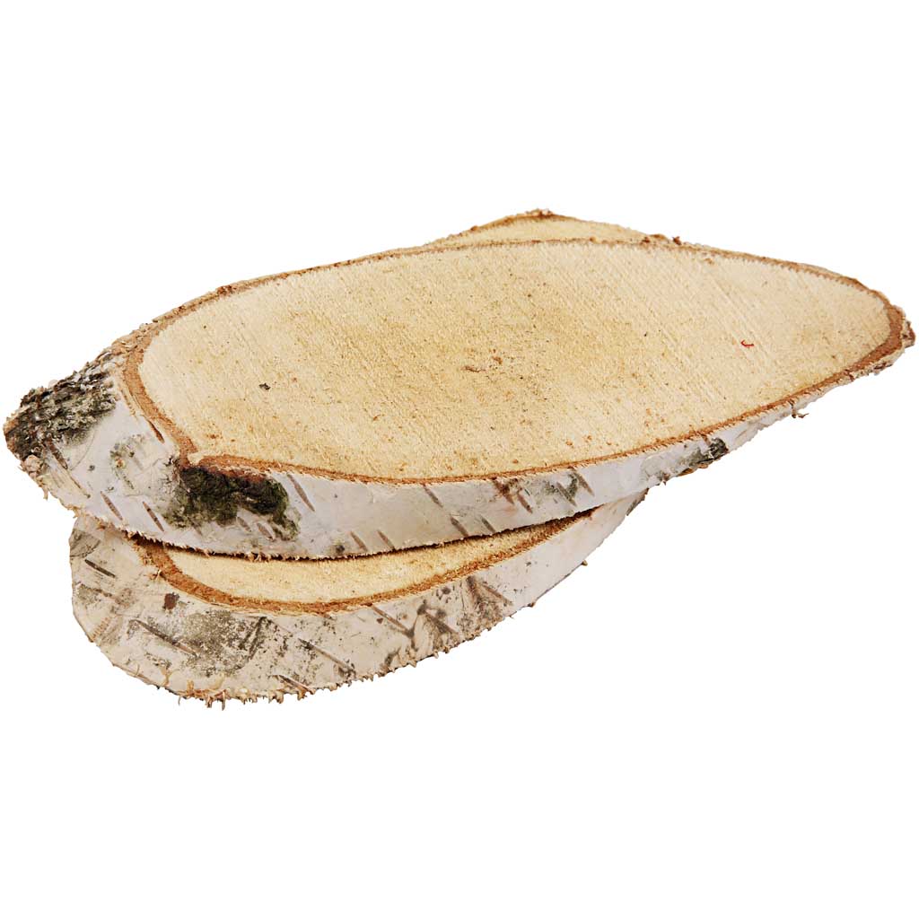 Bjørkeskiver Creativ Company Tykkelse 15 mm 7 stk/1 Pk