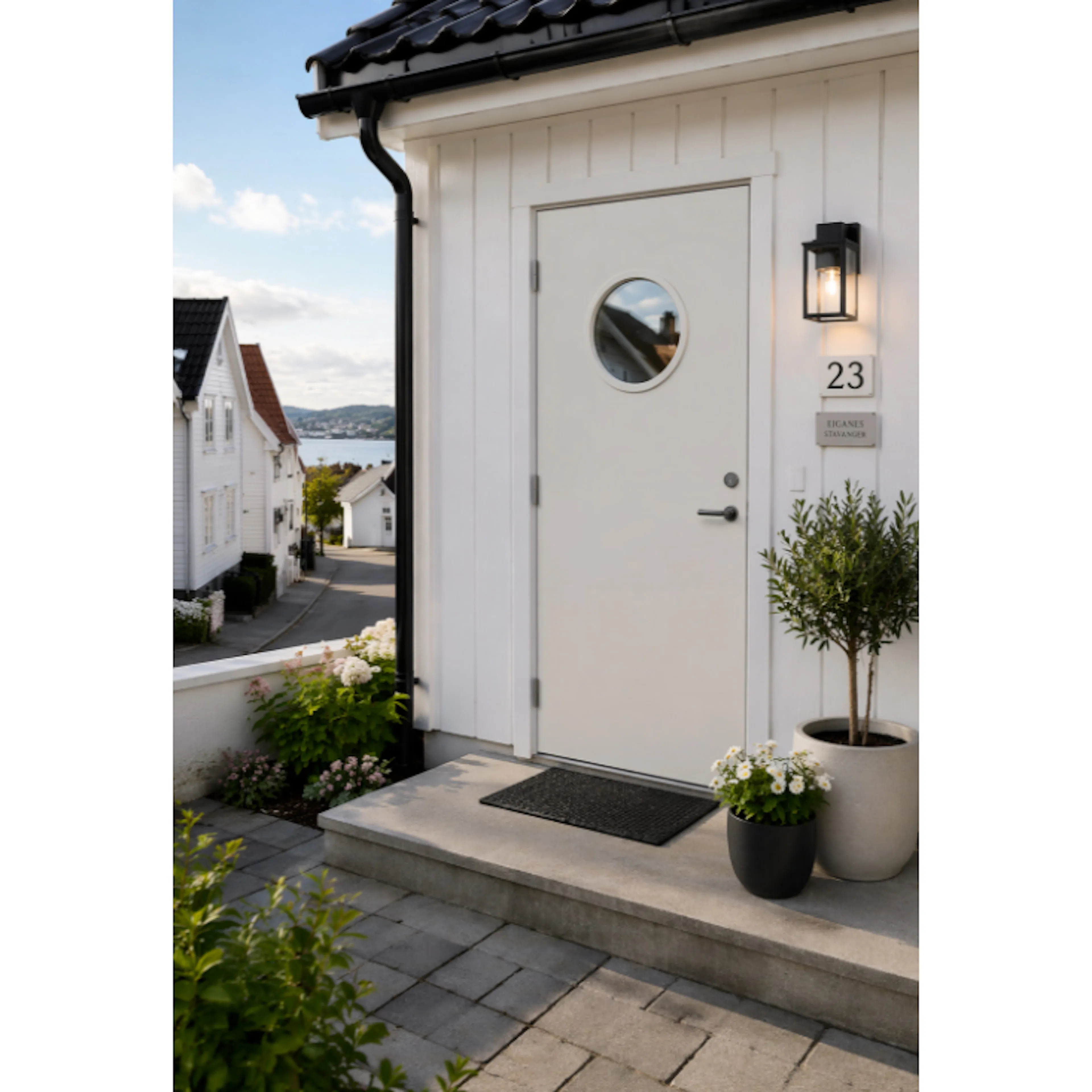 Ytterdør Fjorddøren Stavanger Klarglass