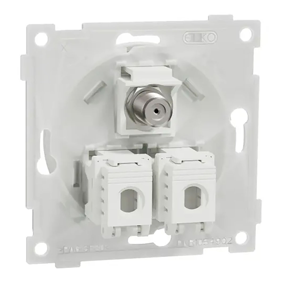 Vegguttak Elko One Modularuttak Innfelt RJ45 Cat.6 UTP