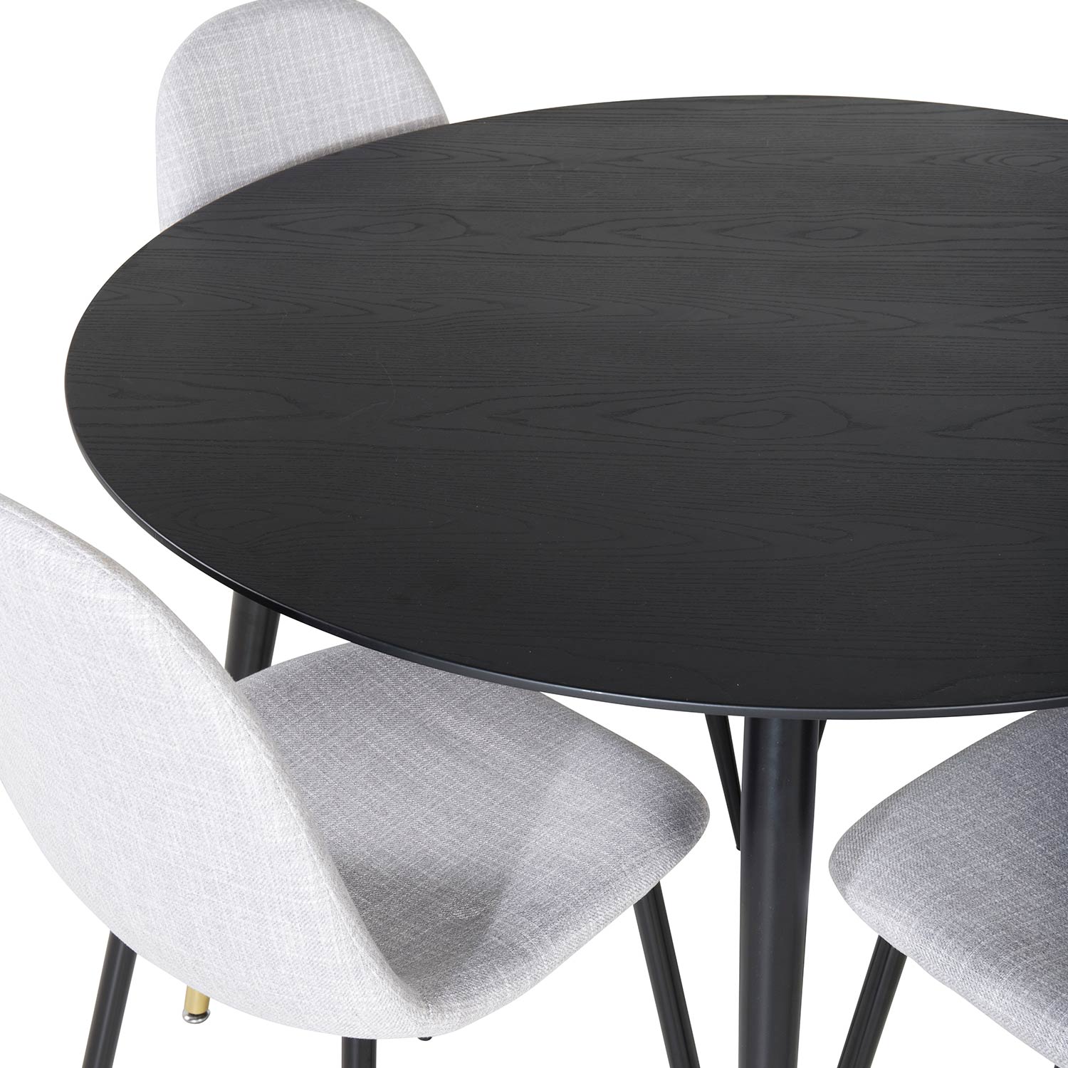 Spisegruppe Venture Home Dipp Ø115 cm med 4 Polar Stoler