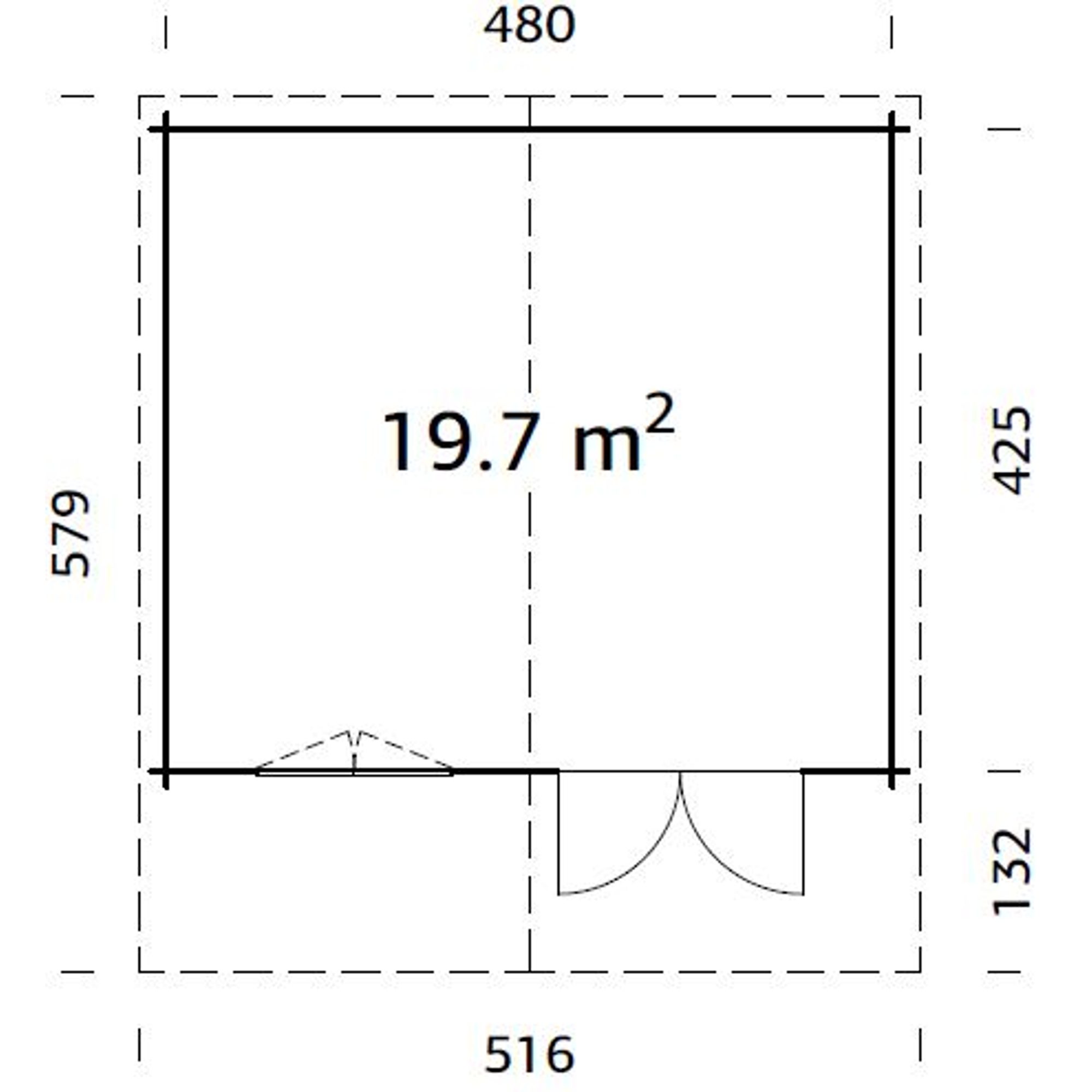 Gjestehytte Palmako Britta 19,7 M2