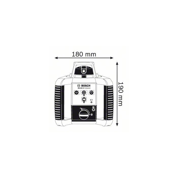 Roterende Laser Bosch GRL 300 HV Professional med Lasermottaker