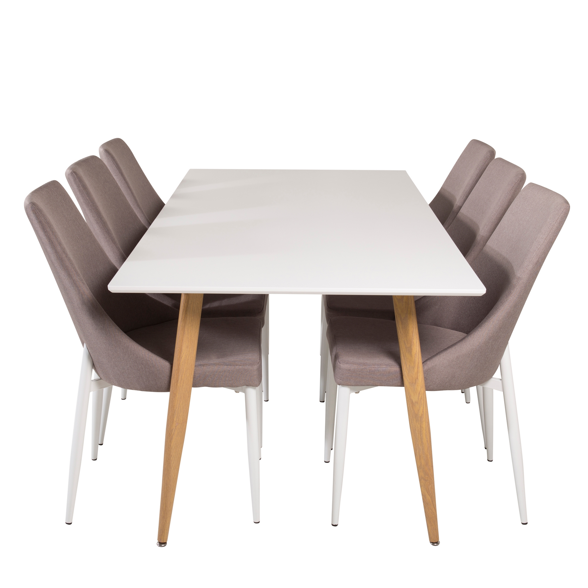Spisegruppe Venture Home Pobbie med 6 Laura Stoler Polyester