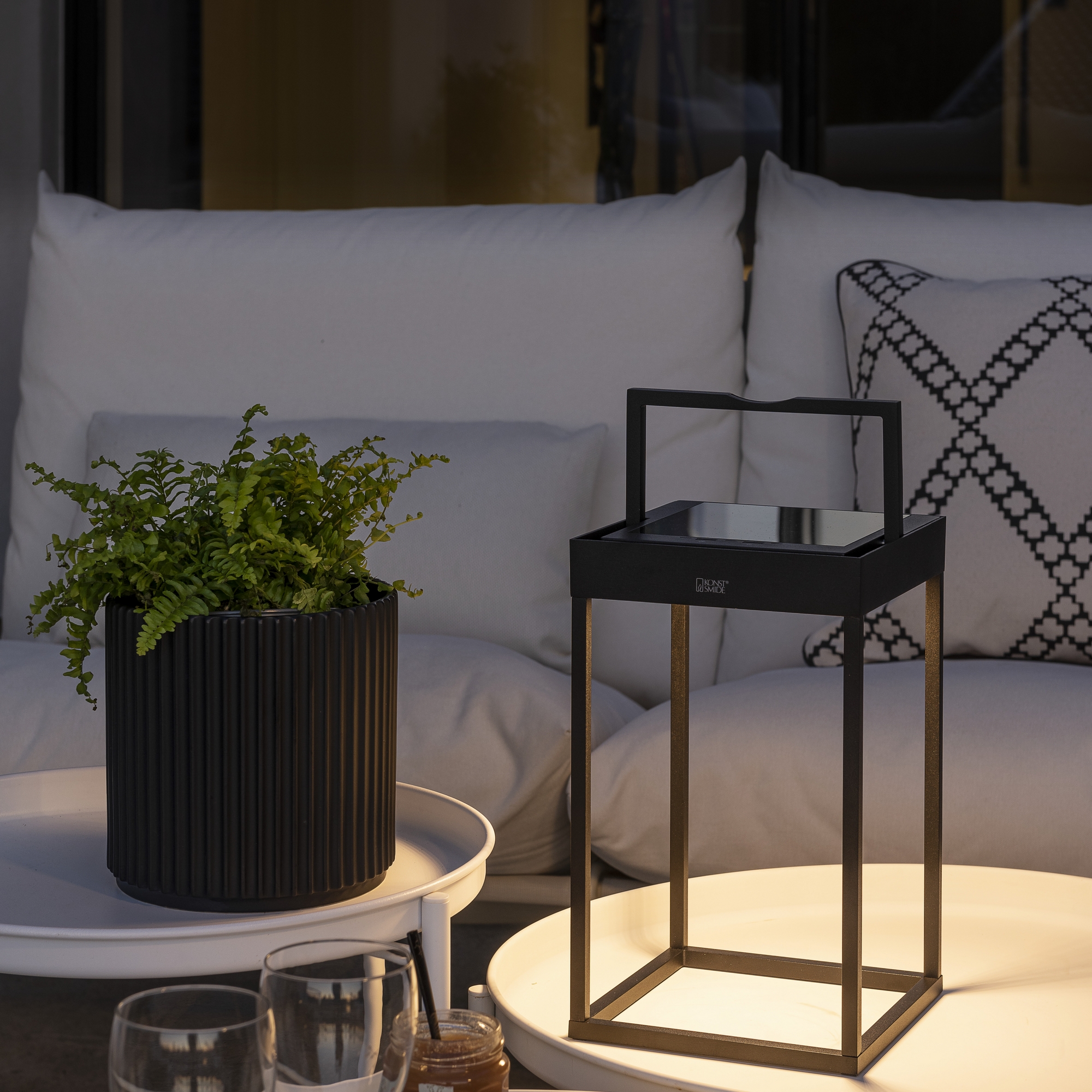 Lykt Gnosjö Konstsmide Portofino USB/Sol