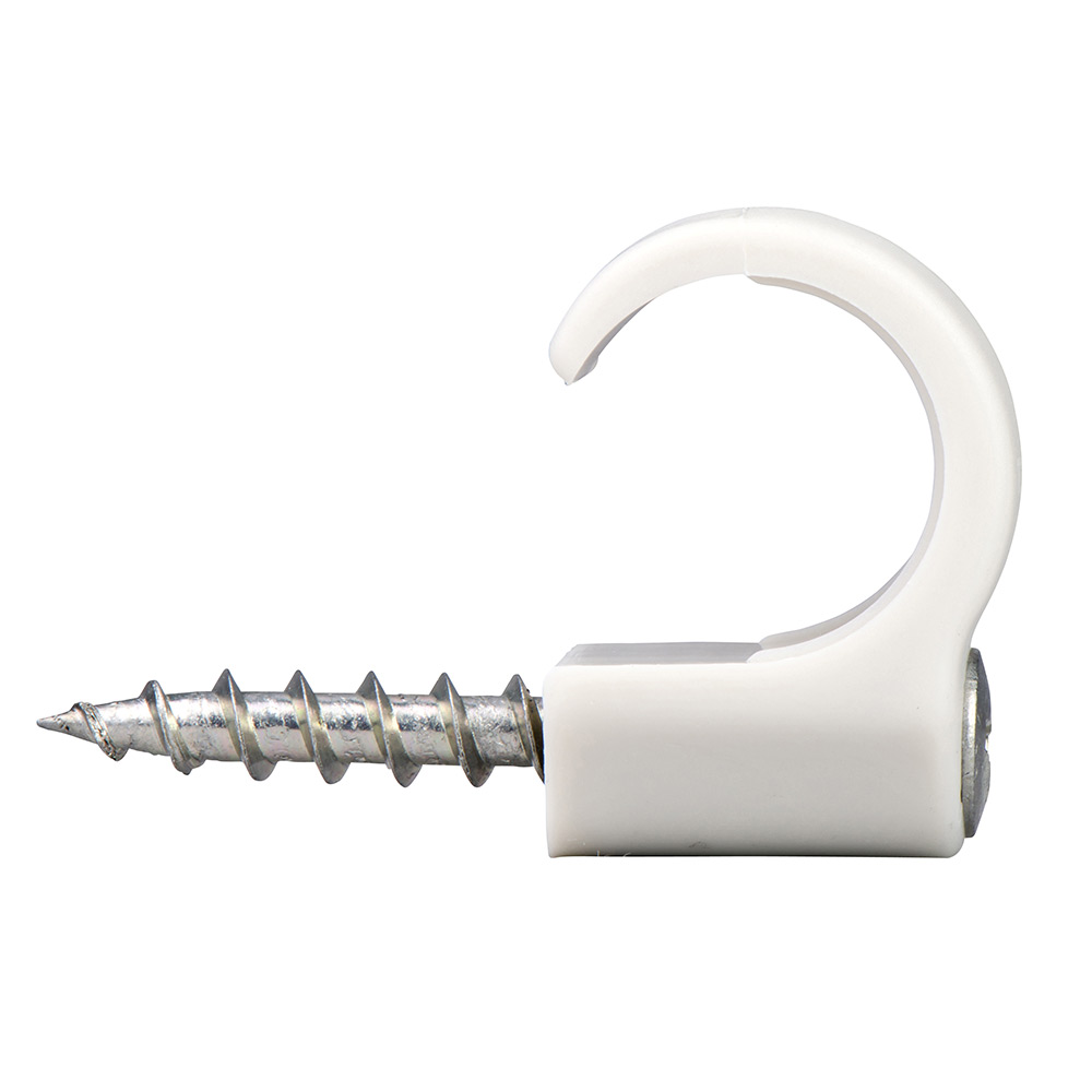 TCS-C3 18-22V Skruvclips Secor Vit 50st Hvit