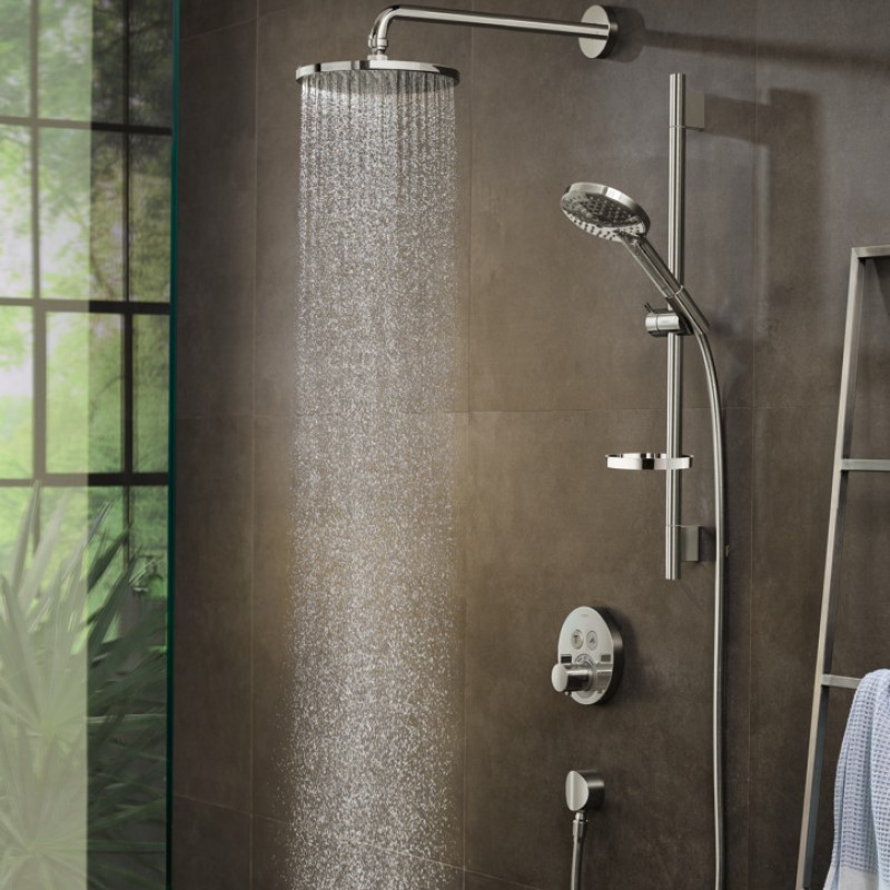 Dusjbatteri Hansgrohe ShowerSelect S 2-utløp Knopp