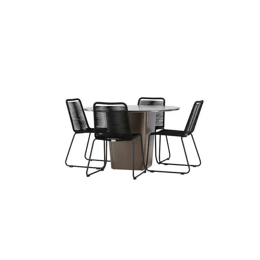 Hagegruppe Venture Home Santa Fe med 4 Lindos Stoler