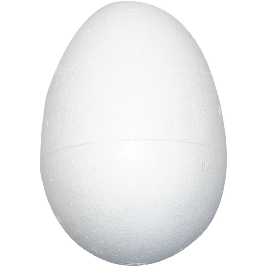 Ägg, vit, H: 12 cm, 25 st./ 1 förp. Høyde: 120 mm, 25 st