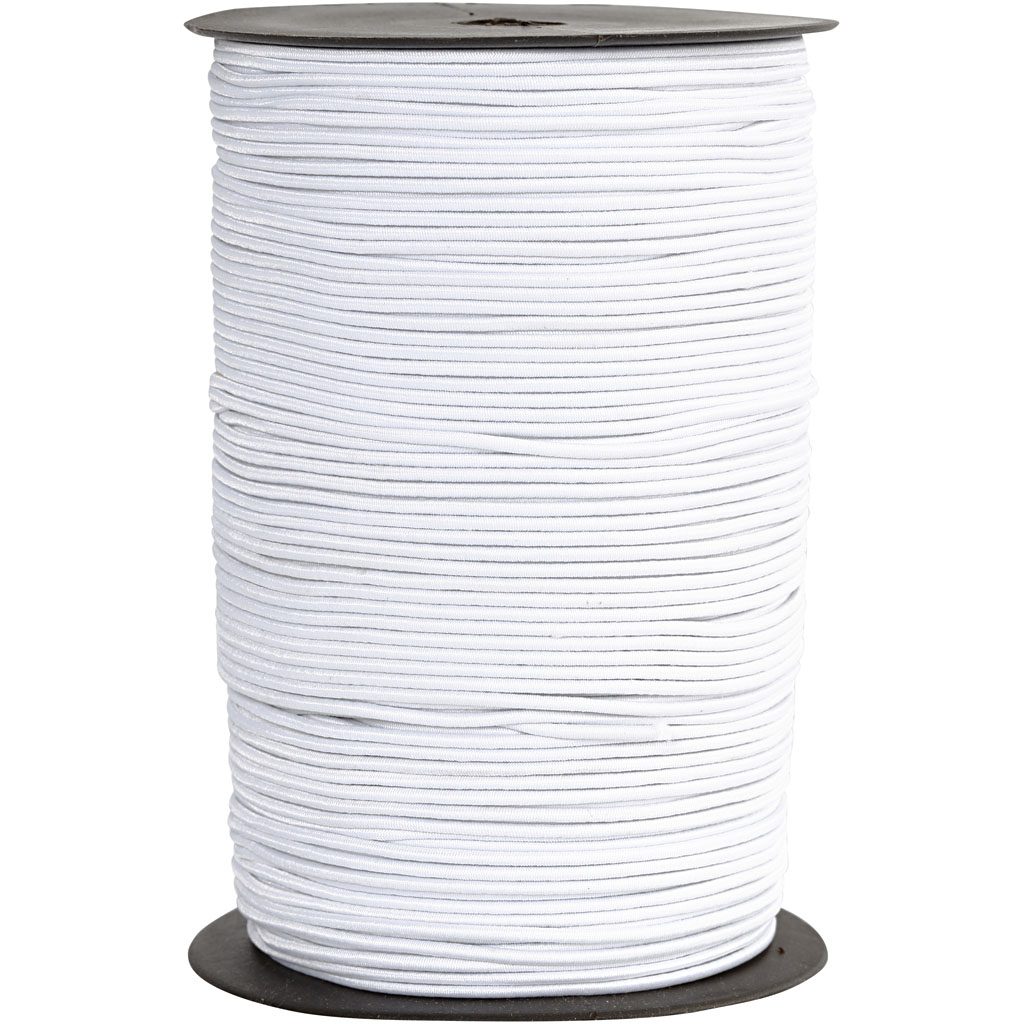 Elastikksnor Creativ Company Tykkelse 2 mm 1 Rull