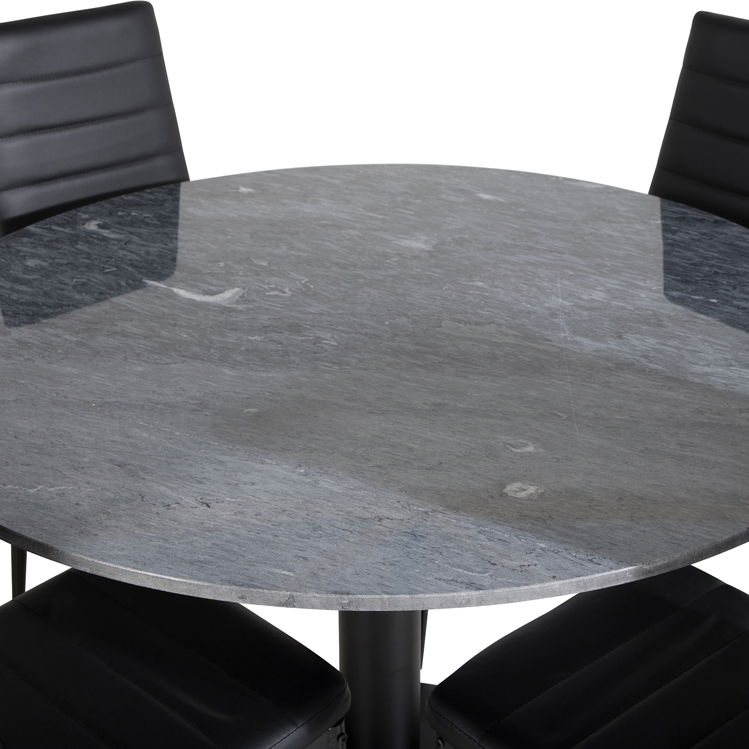 Spisegruppe Venture Home Estelle med 4 Sly Stoler Kunstlær