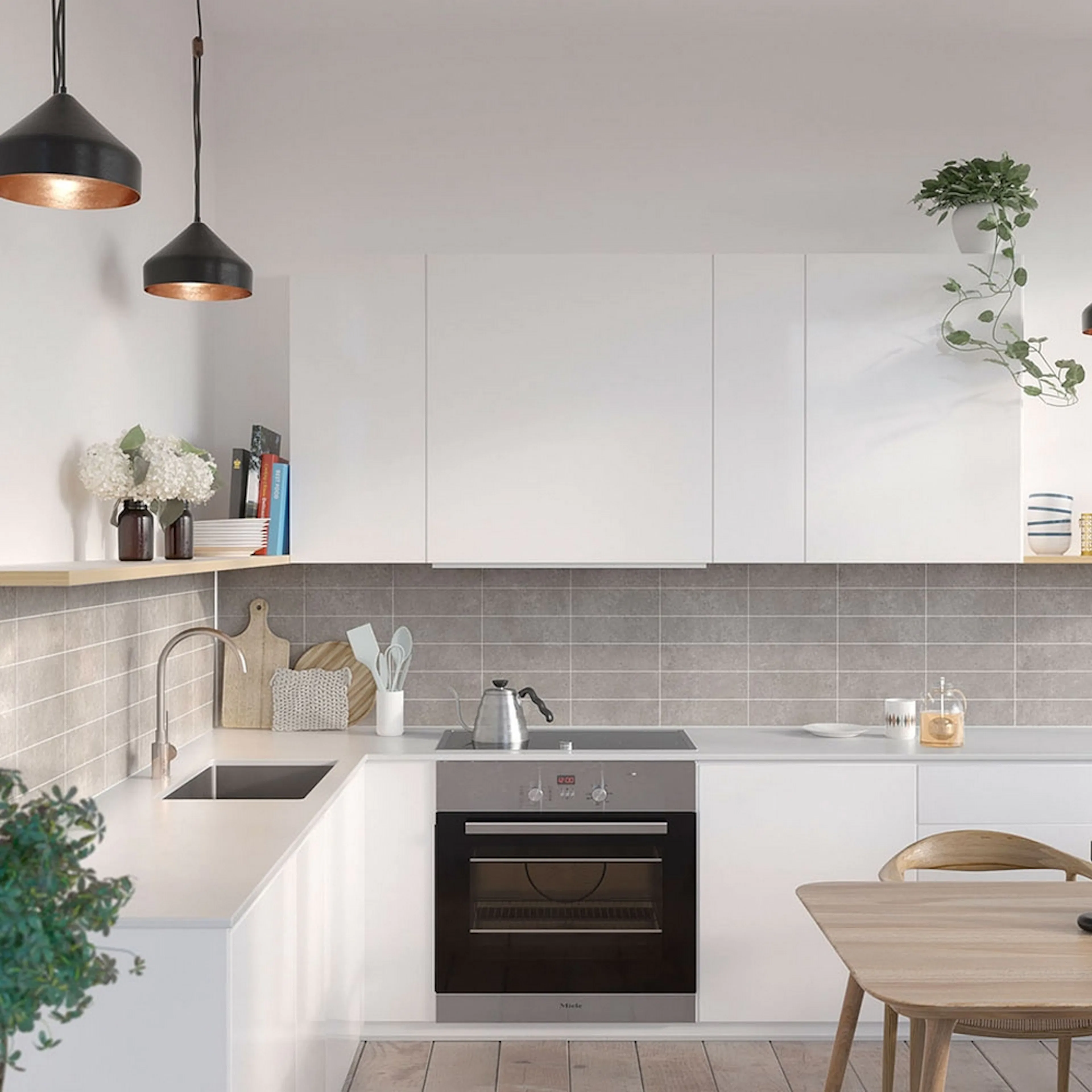 Kitchen Board Fibo 4746 KM3010 Grey Sahara