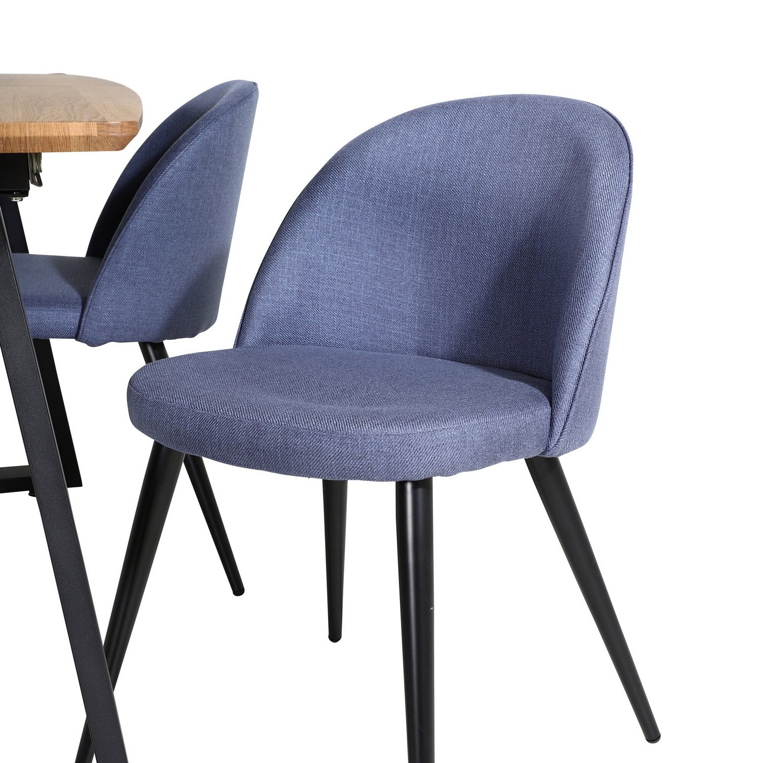 Spisegruppe Venture Home Ina med 4 Valentina Stoler Polyester