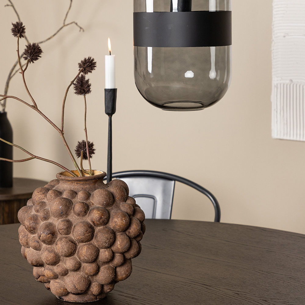 Spisegruppe Venture Home Stone Rund med 4 Tempe Stoler