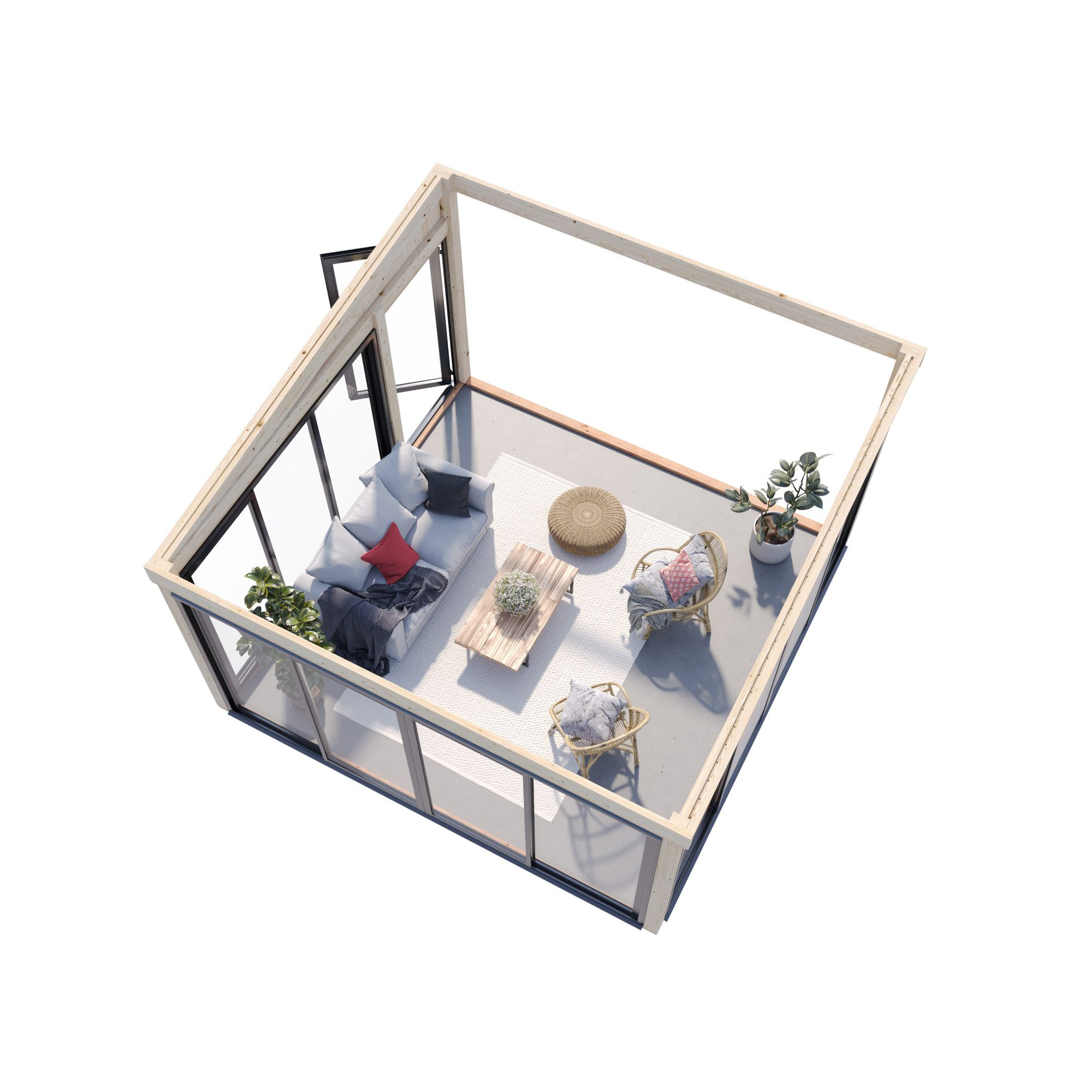 Hagestue Palmako Serena 13,4 m² Set 2 Slide (inv. 12,6 m²)