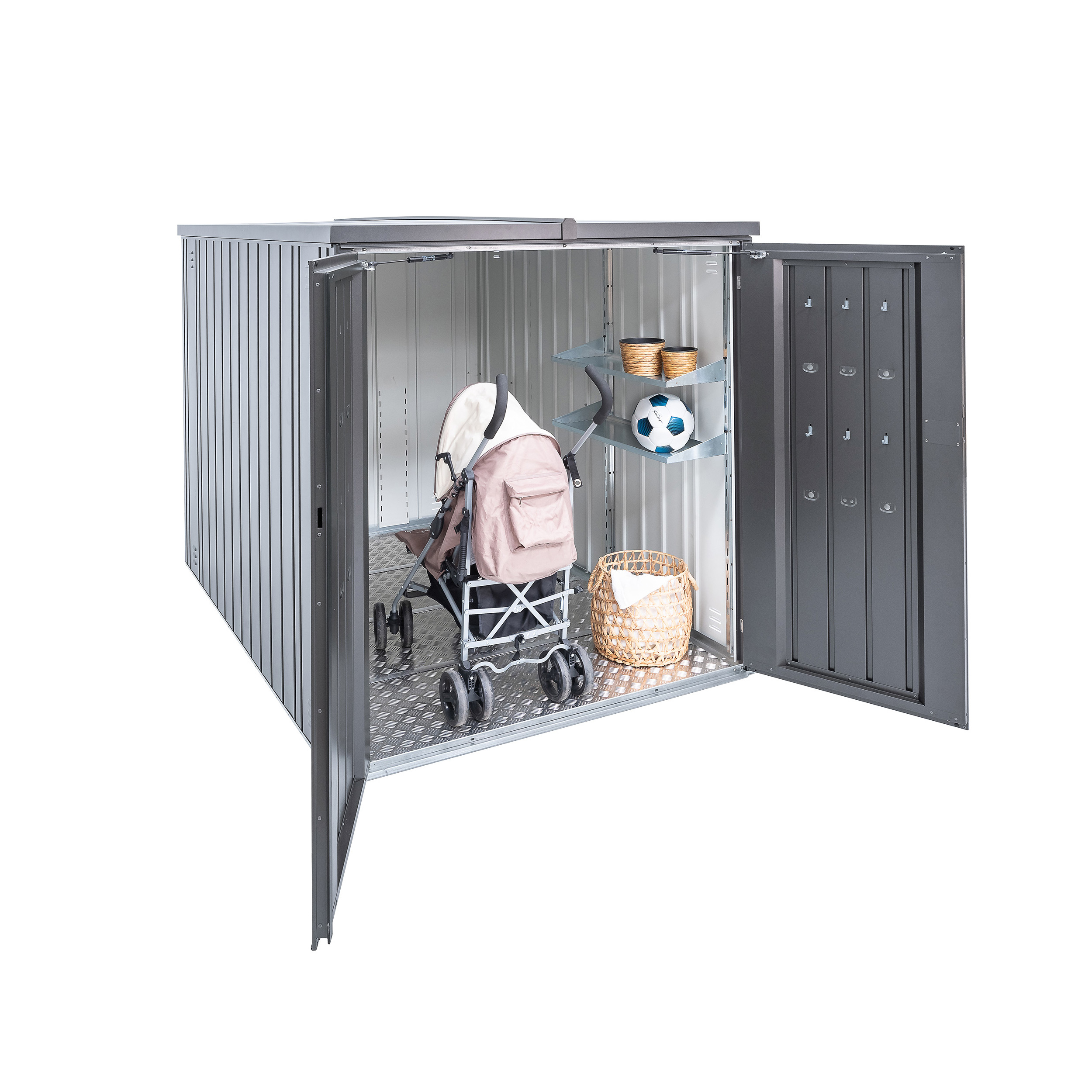 Oppbevaringsbod Biohort MiniGarage L 145x203cm