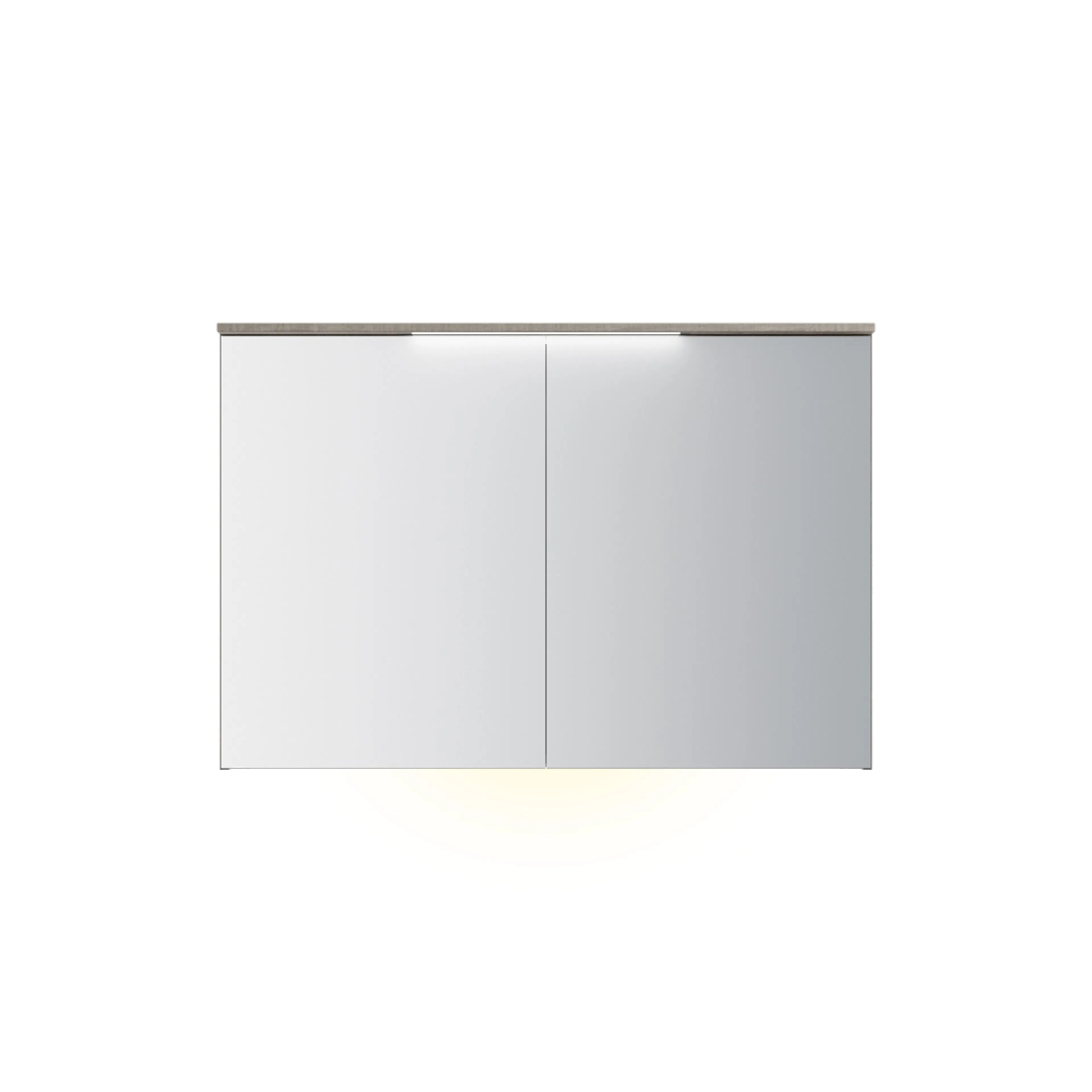Speilskap FOSSBAD B120 D12 med Lystopp 60 + 60
