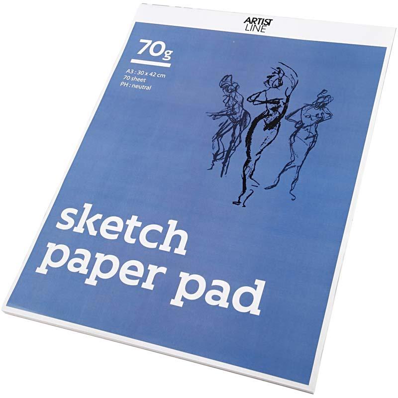 Skisseblokk Creativ Company A3 70 Ark
