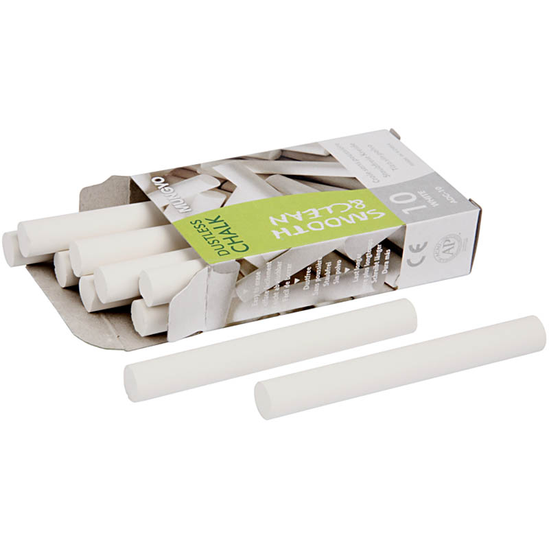 Tavlekritt Creativ Company Hvit 8 cm 1 Pk