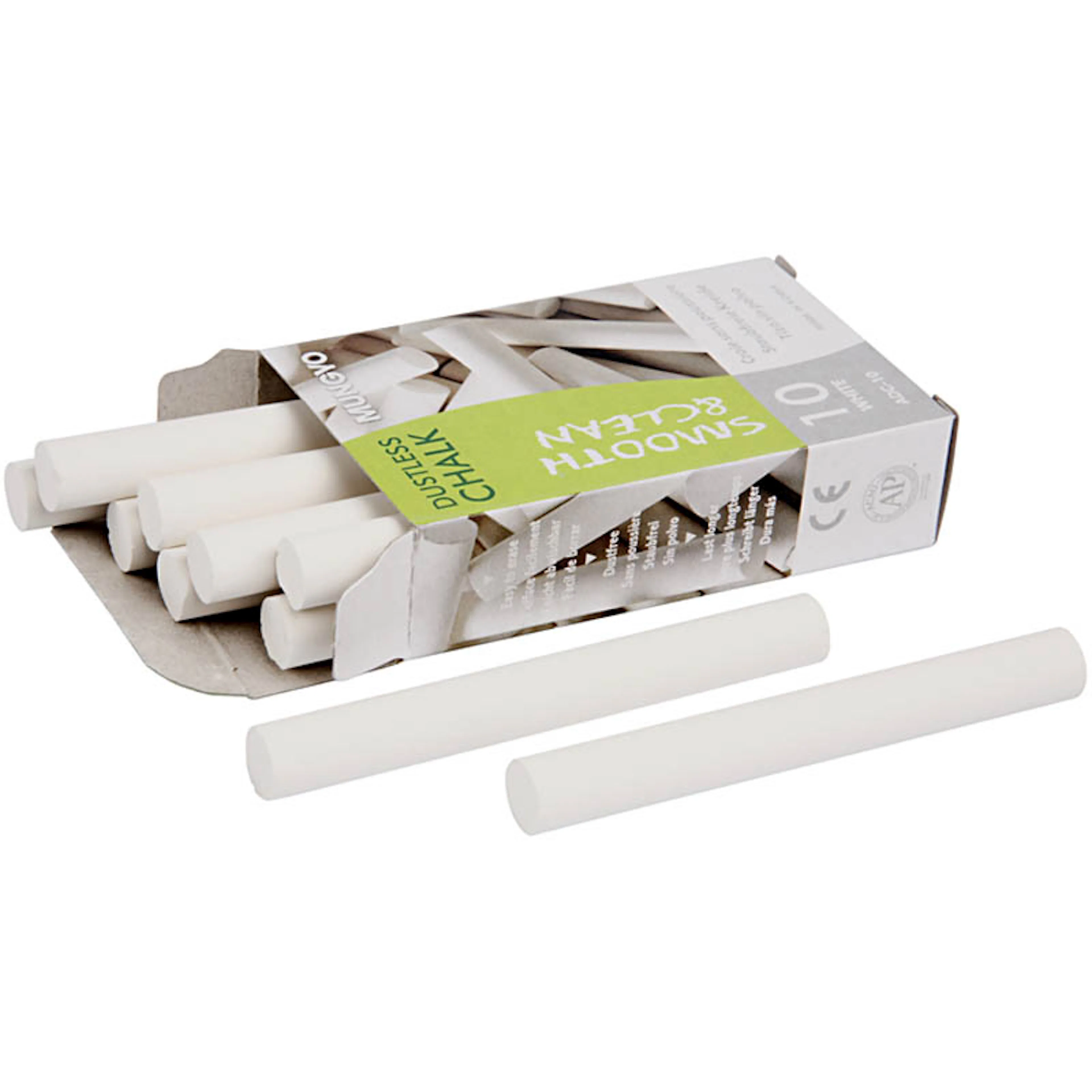 Tavlekritt Creativ Company Hvit 8 cm 1 Pk