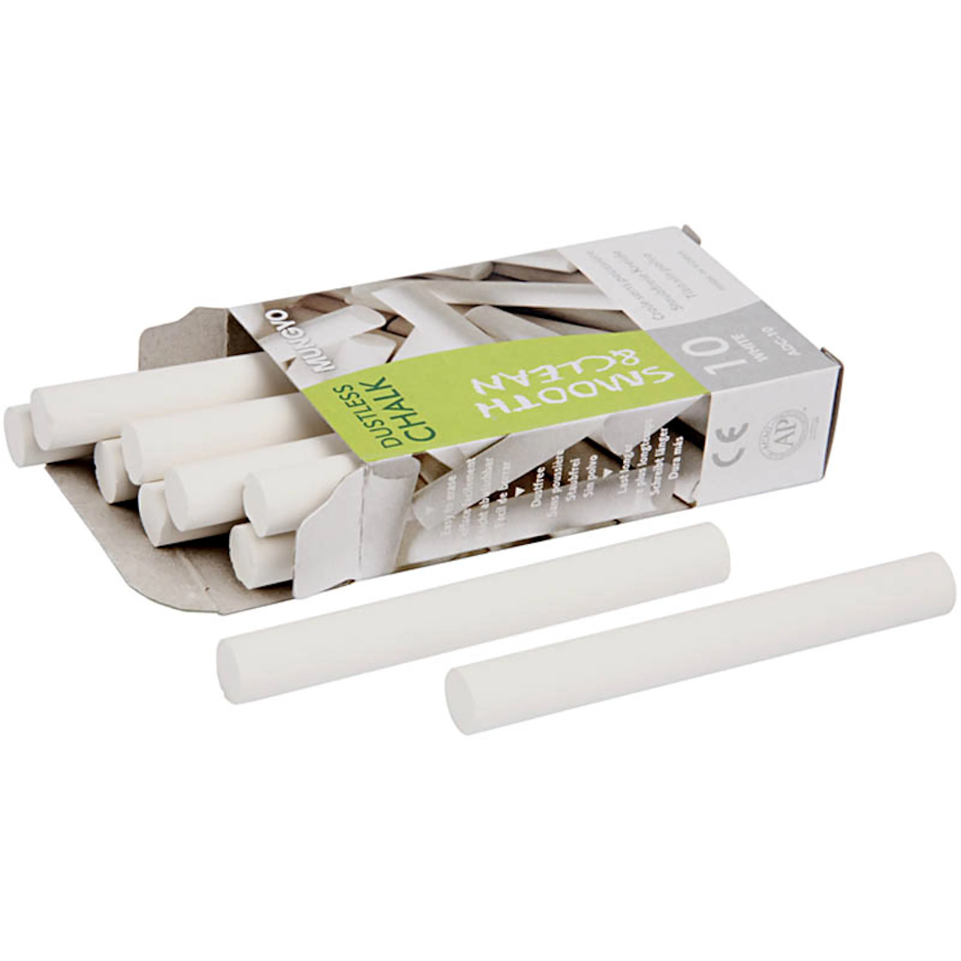 Tavlekritt Creativ Company Hvit 8 cm 1 Pk