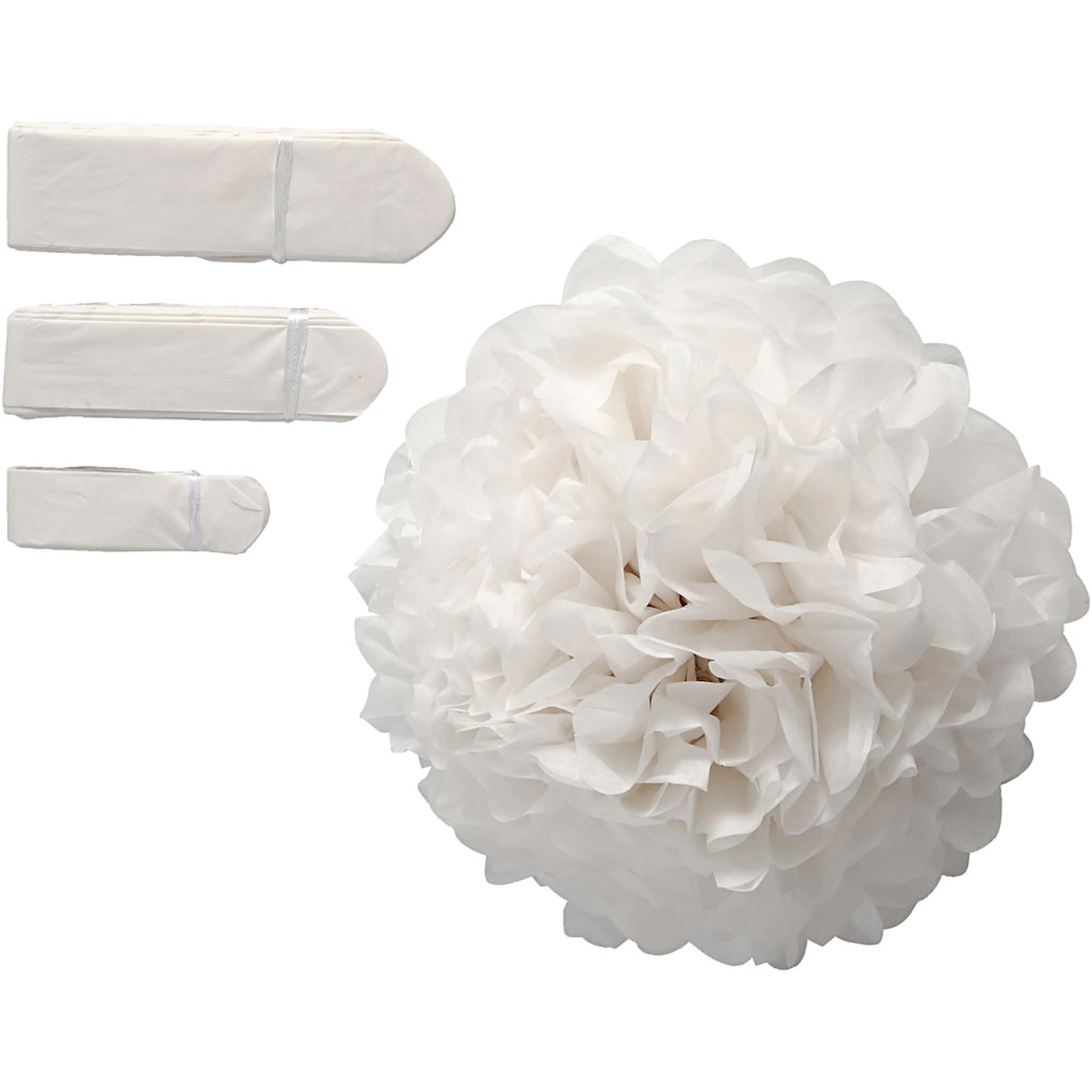 Papirpomponger Creativ Company 3 stk/1 Pk
