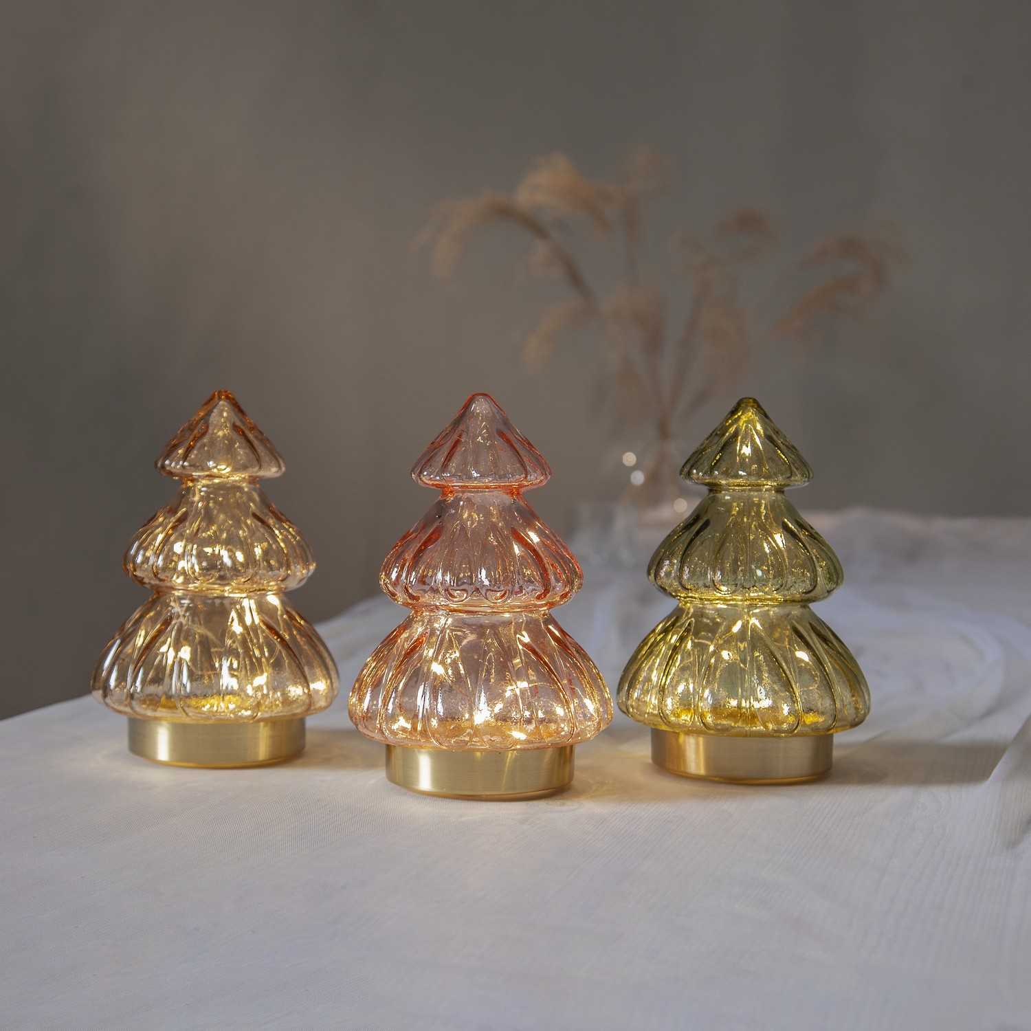 Glassdekorasjon Star Trading Glassgran Abete BO
