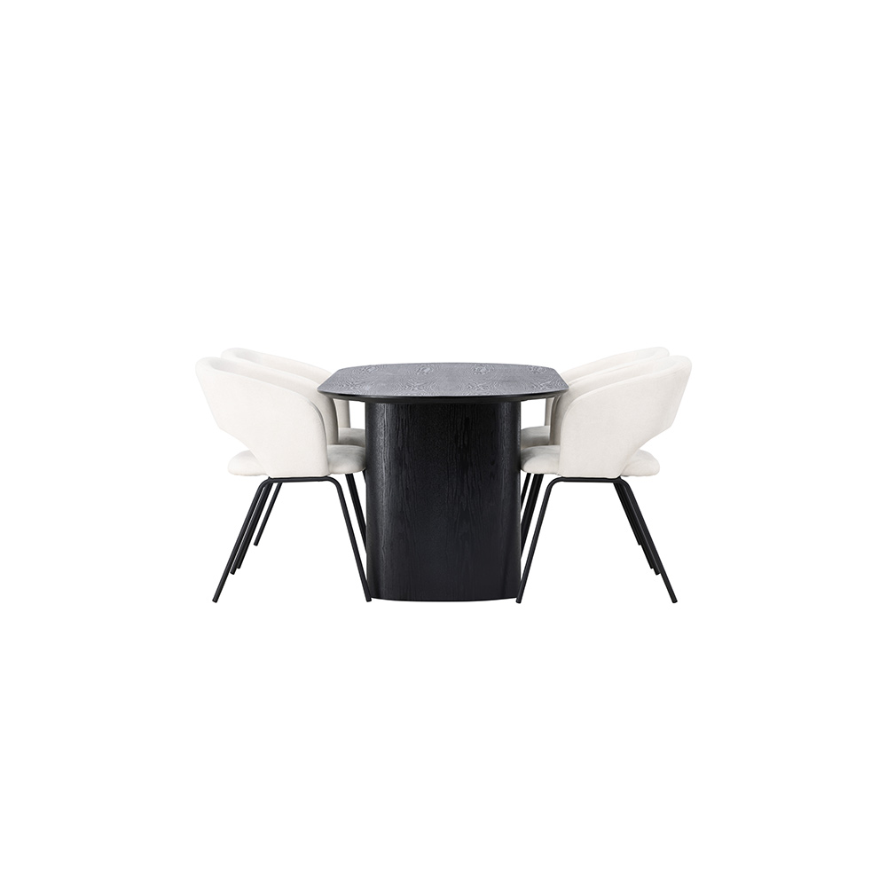 Spisegruppe Venture Home Isolde med 4 stk Day Stoler