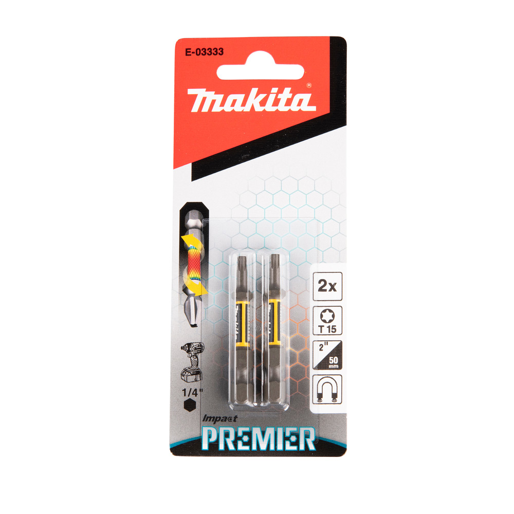 Bits Makita Impact Premier E-03333 50 mm 2-pk
